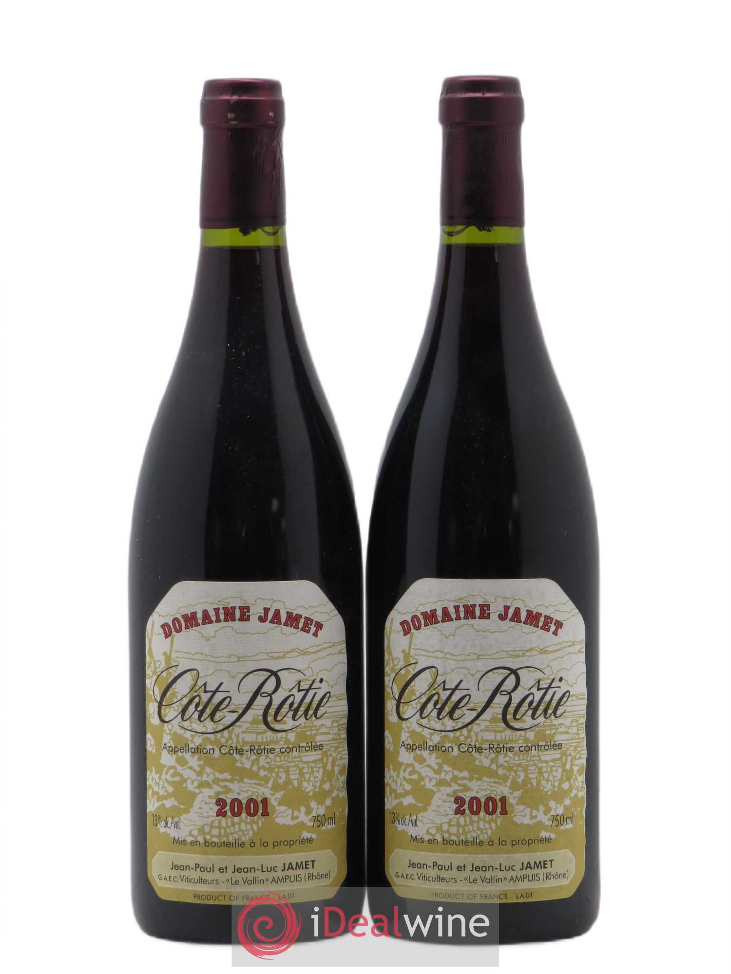 Côte-Rôtie Jamet (Domaine) 2001 - Lot de 2 bouteilles - 0