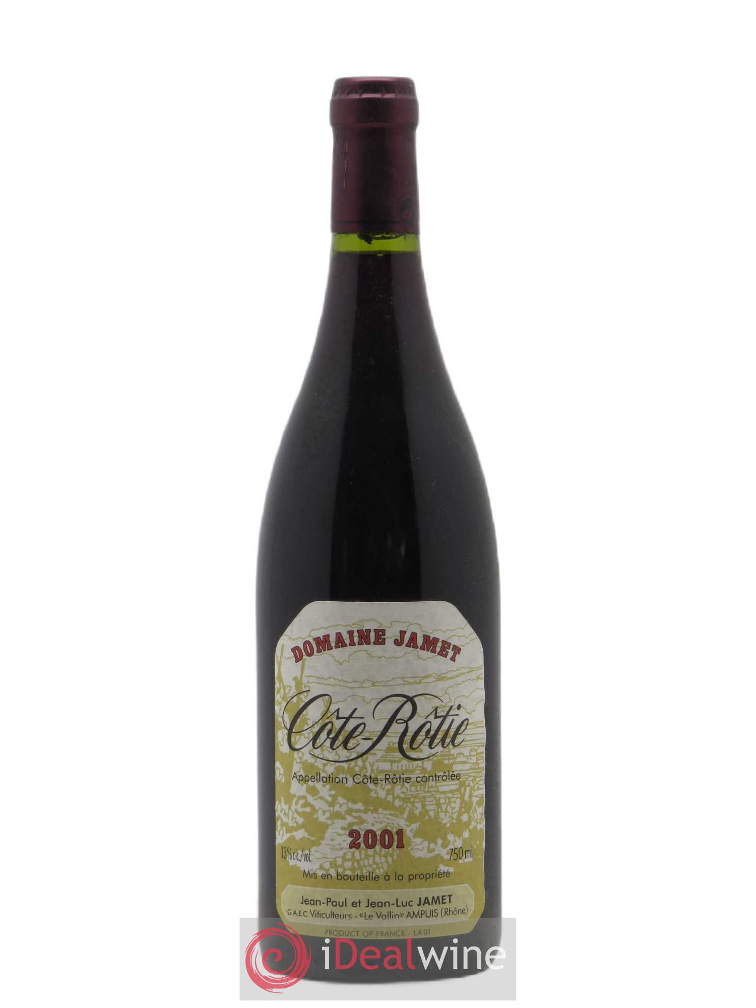 Côte-Rôtie Jamet (Domaine) 2001 - Lot de 1 bouteille - 0