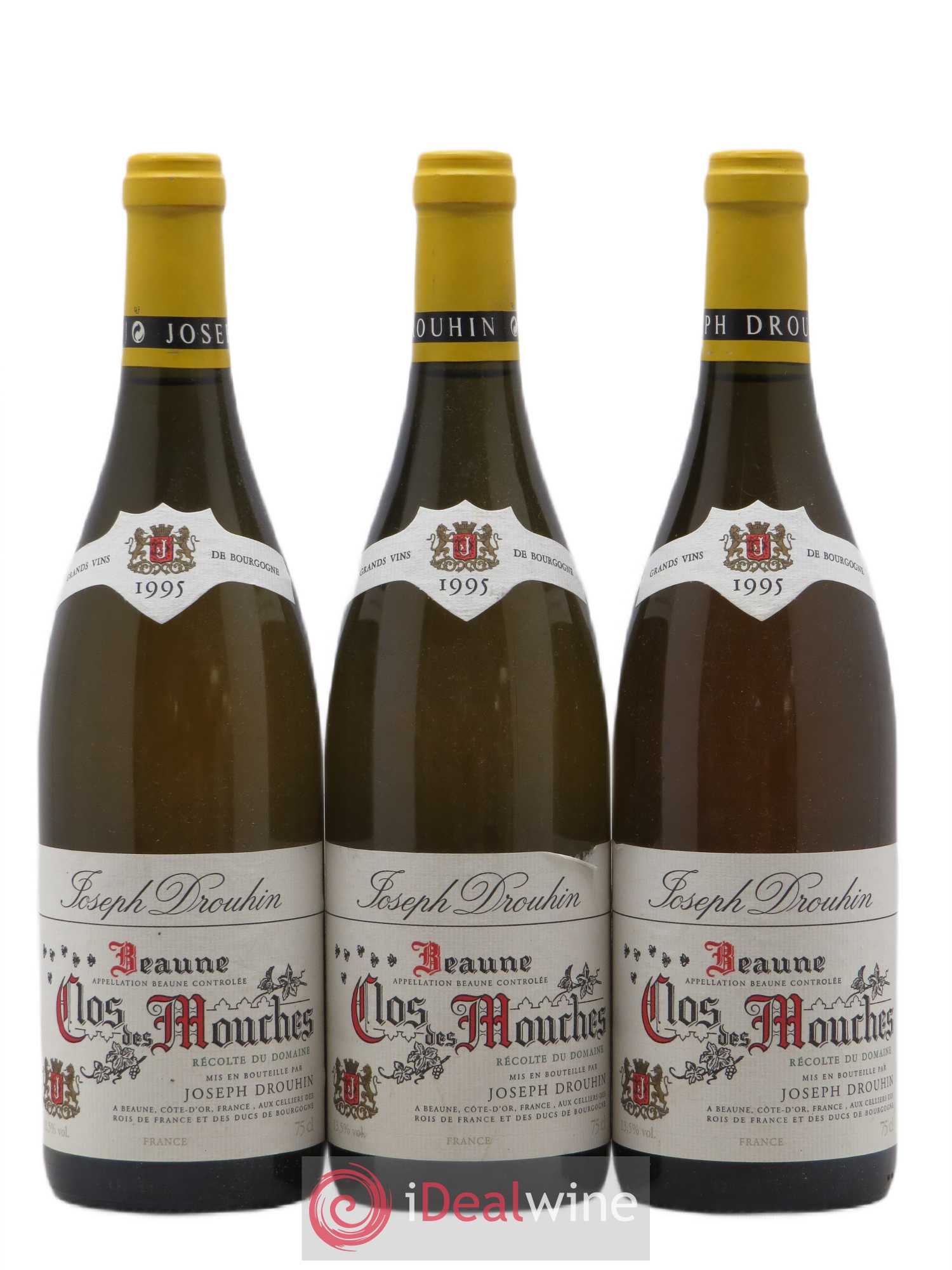 Beaune 1er Cru Clos des Mouches Joseph Drouhin 1995 - Lot de 3 bouteilles - 0
