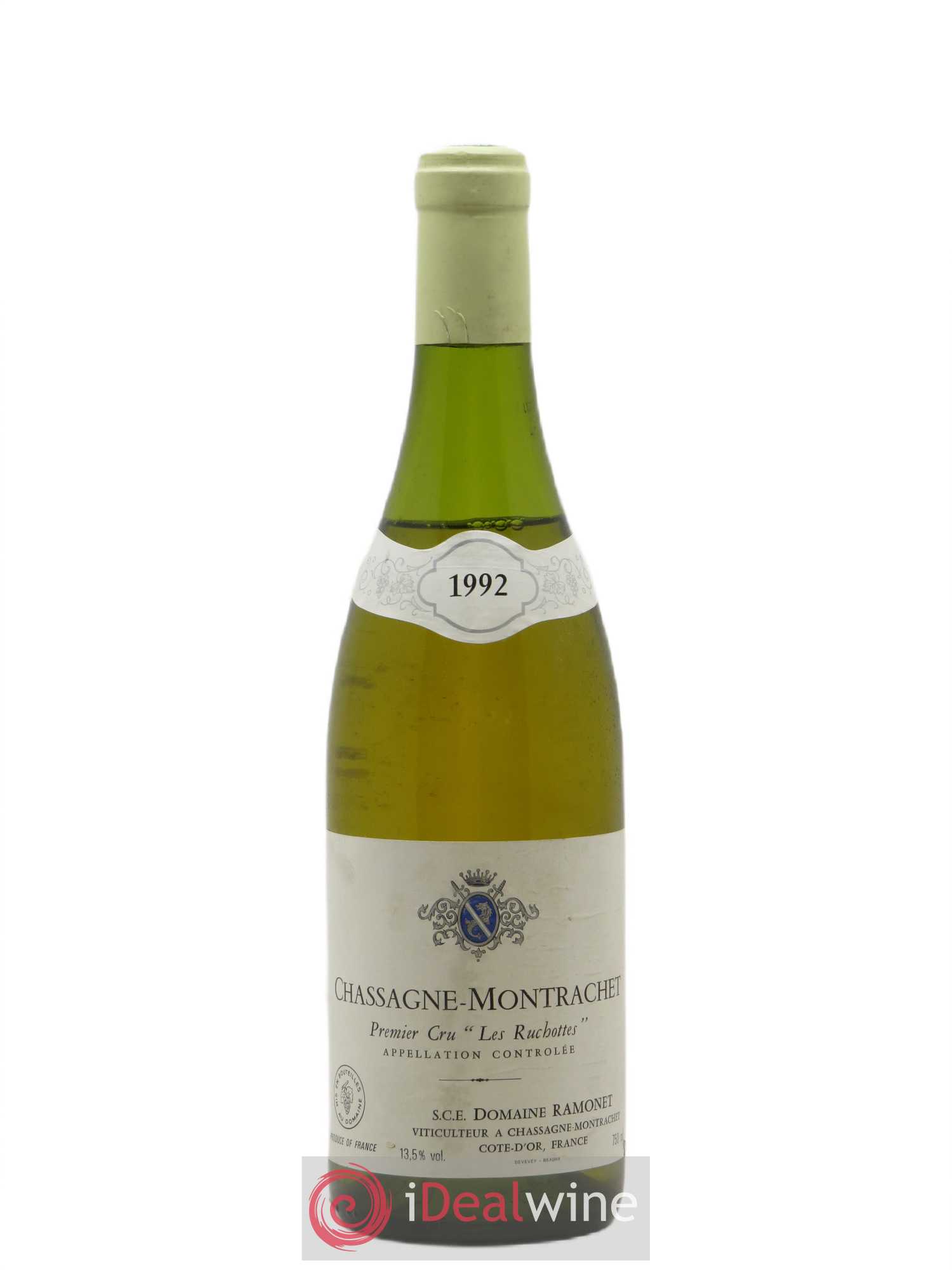 Chassagne-Montrachet 1er Cru Les Ruchottes Ramonet (Domaine) 1992 - Lot de 1 bouteille - 0