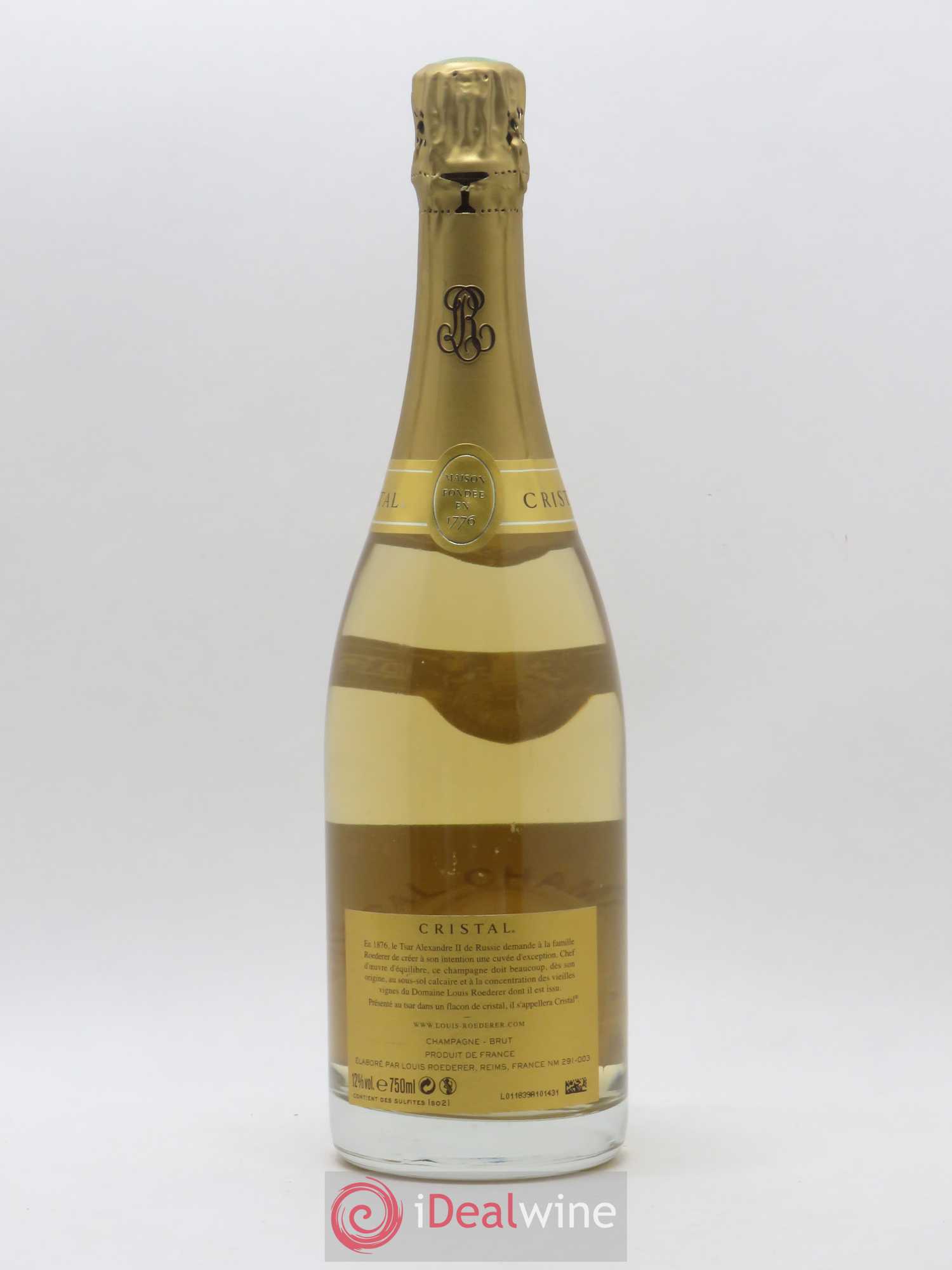 Cristal Louis Roederer 2009 - Lot de 1 bouteille - 1
