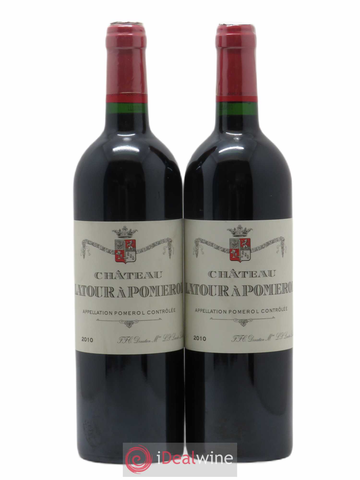 Château Latour à Pomerol 2010 - Lot de 2 bouteilles - 0