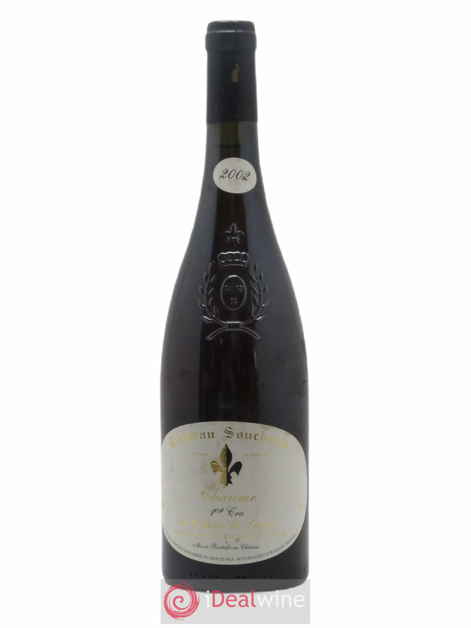 Chaume Premier Cru Château Soucherie 2002 - Posten von 1 Flasche - 0