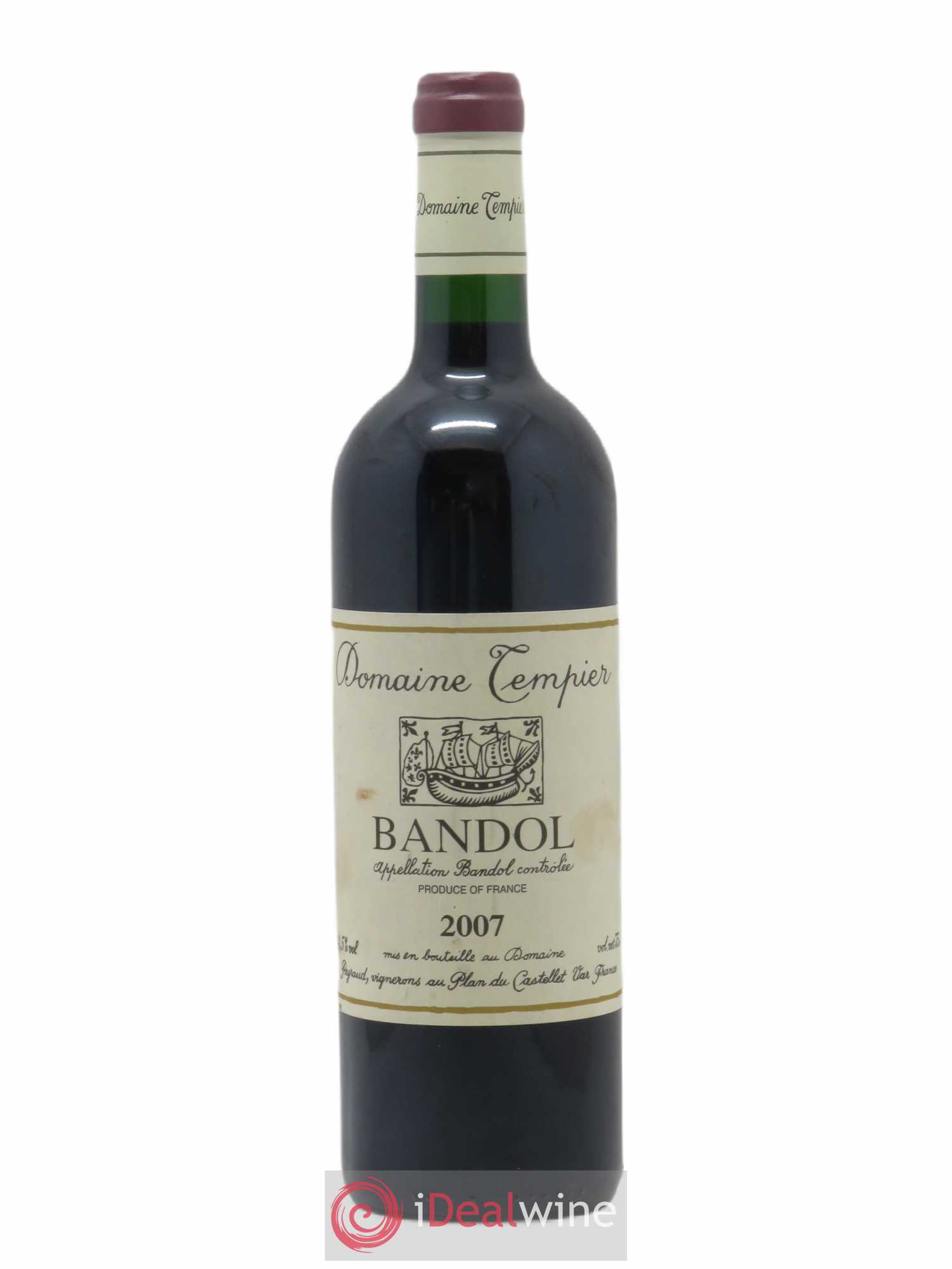 Bandol Domaine Tempier Famille Peyraud 2007 - Lot de 1 bouteille - 0