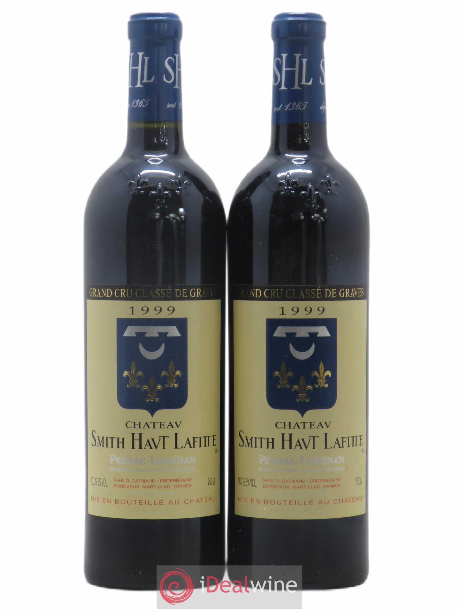 Château Smith Haut Lafitte Cru Classé de Graves 1999 - Lot de 2 bouteilles - 0