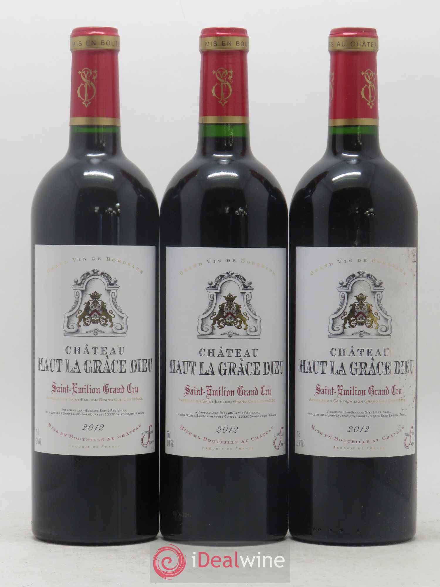 Saint-Émilion Grand Cru Haut La Grâce Dieu 2012 - Posten von 6 Flaschen - 1