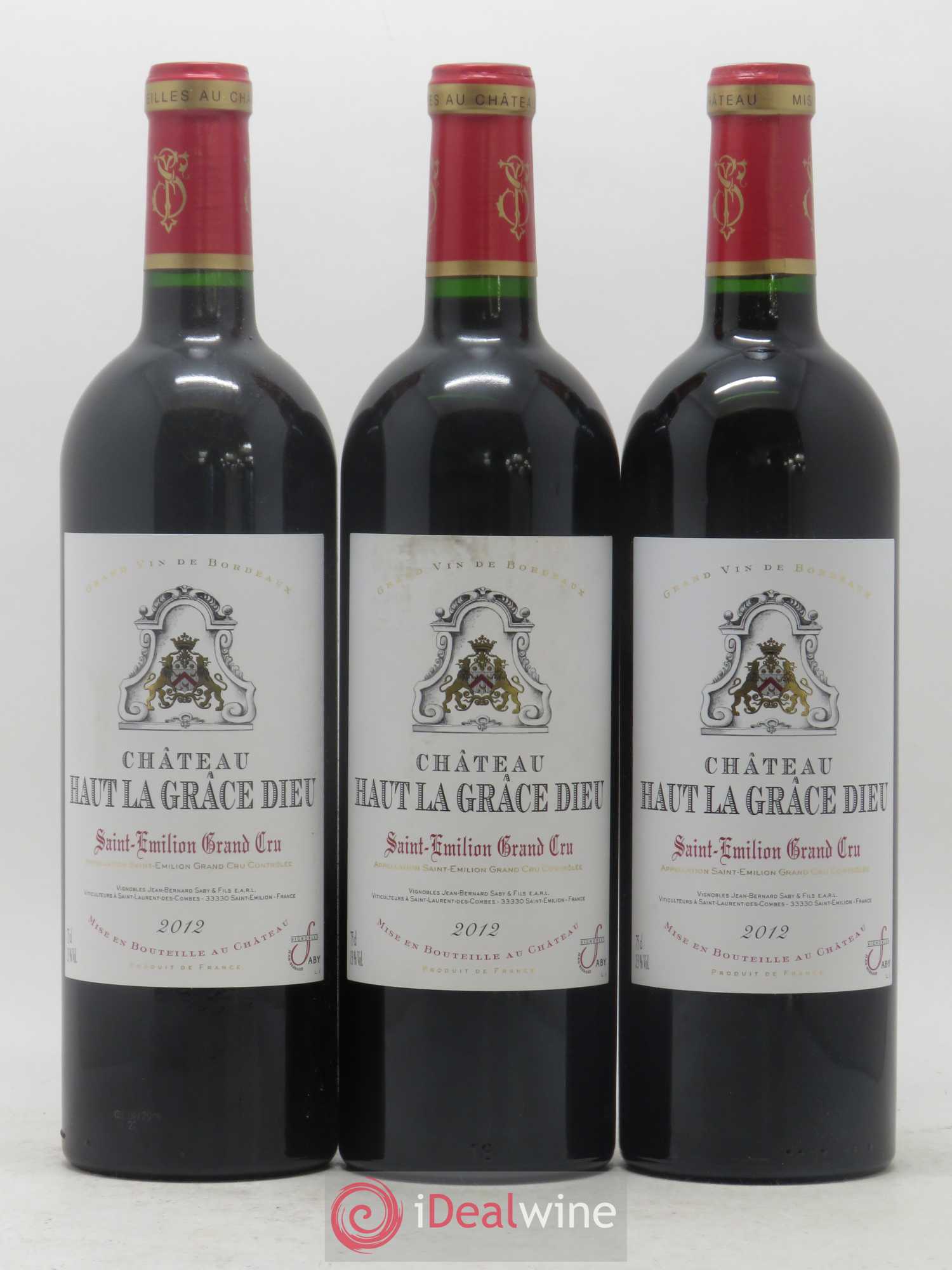Saint-Émilion Grand Cru Haut La Grâce Dieu 2012 - Posten von 6 Flaschen - 2