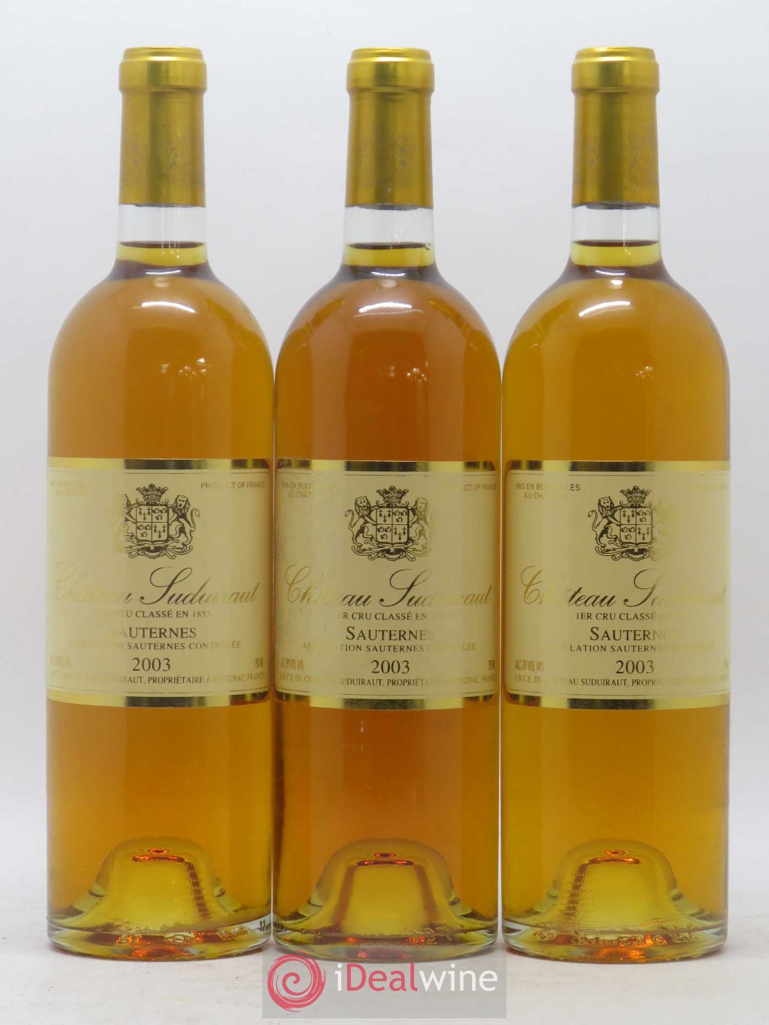Château Suduiraut 1er Grand Cru Classé 2003 - Lotto di 6 bottiglie - 1