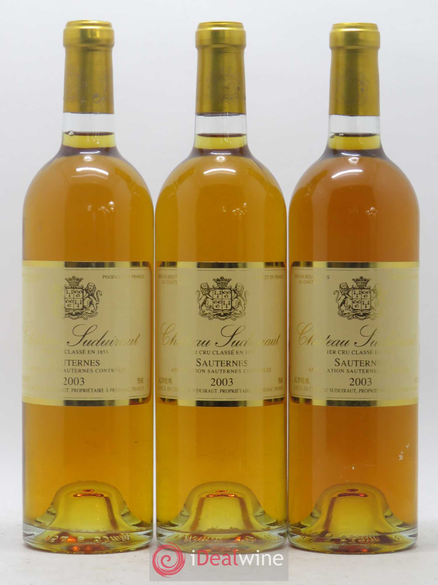 Château Suduiraut 1er Grand Cru Classé 2003 - Lotto di 6 bottiglie - 1