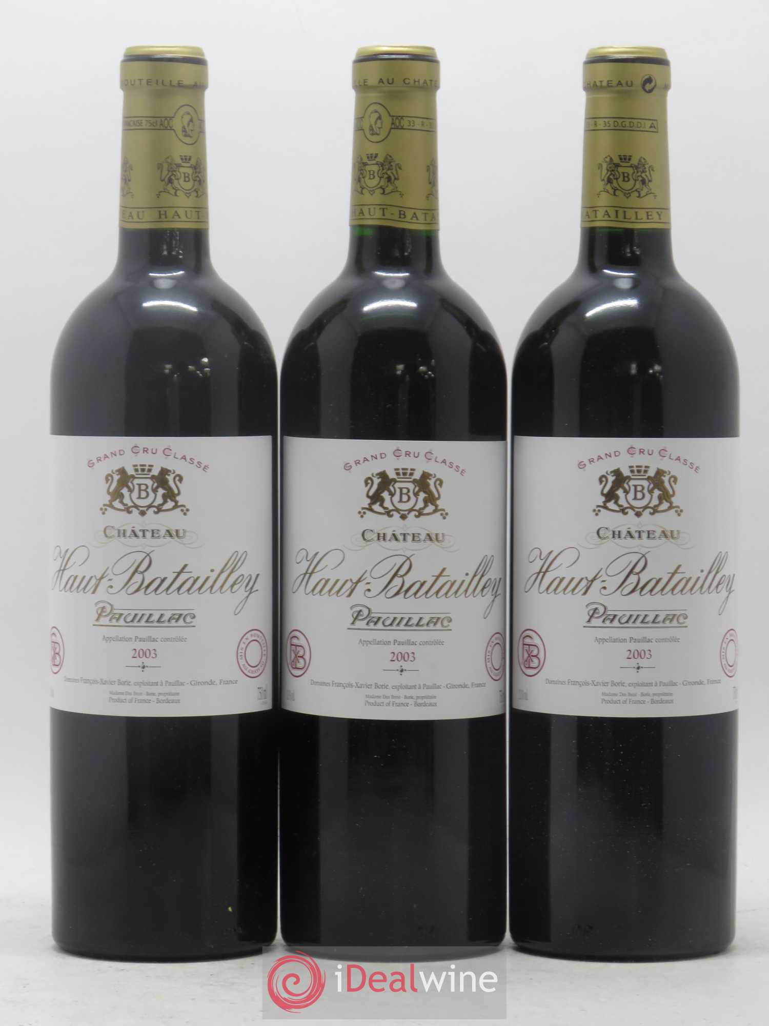 Château Haut Batailley 5ème Grand Cru Classé 2003 - Lot de 12 bouteilles - 4