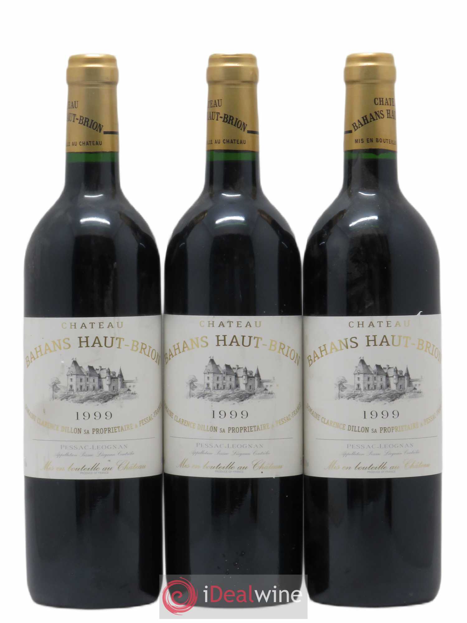 Clarence (Bahans) de Haut-Brion Second Vin 1999 - Lot de 3 bouteilles - 0