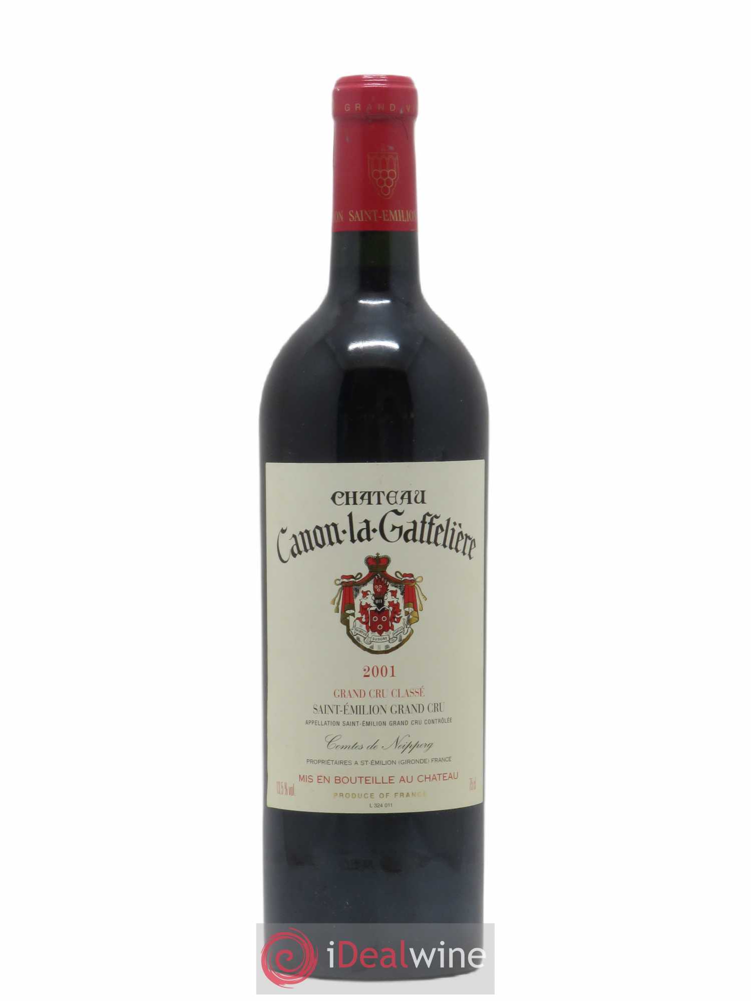 Château Canon la Gaffelière 1er Grand Cru Classé B 2001 - Lot de 1 bouteille - 0