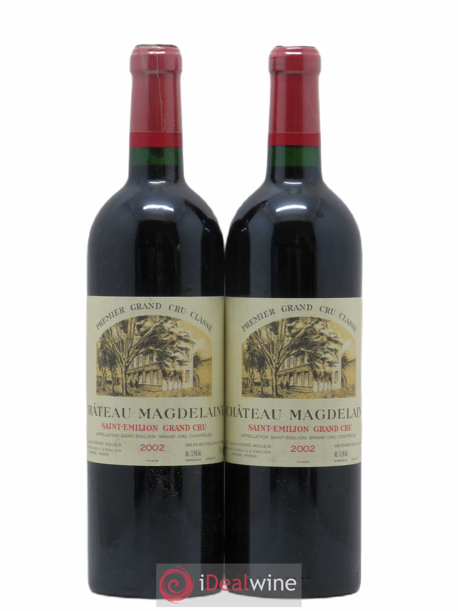 Château Magdelaine 2002 - Lot de 2 bouteilles - 0
