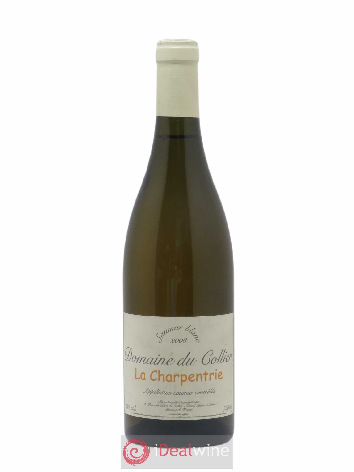 Saumur La Charpentrie Domaine du Collier 2008 - Lot de 1 bouteille - 0