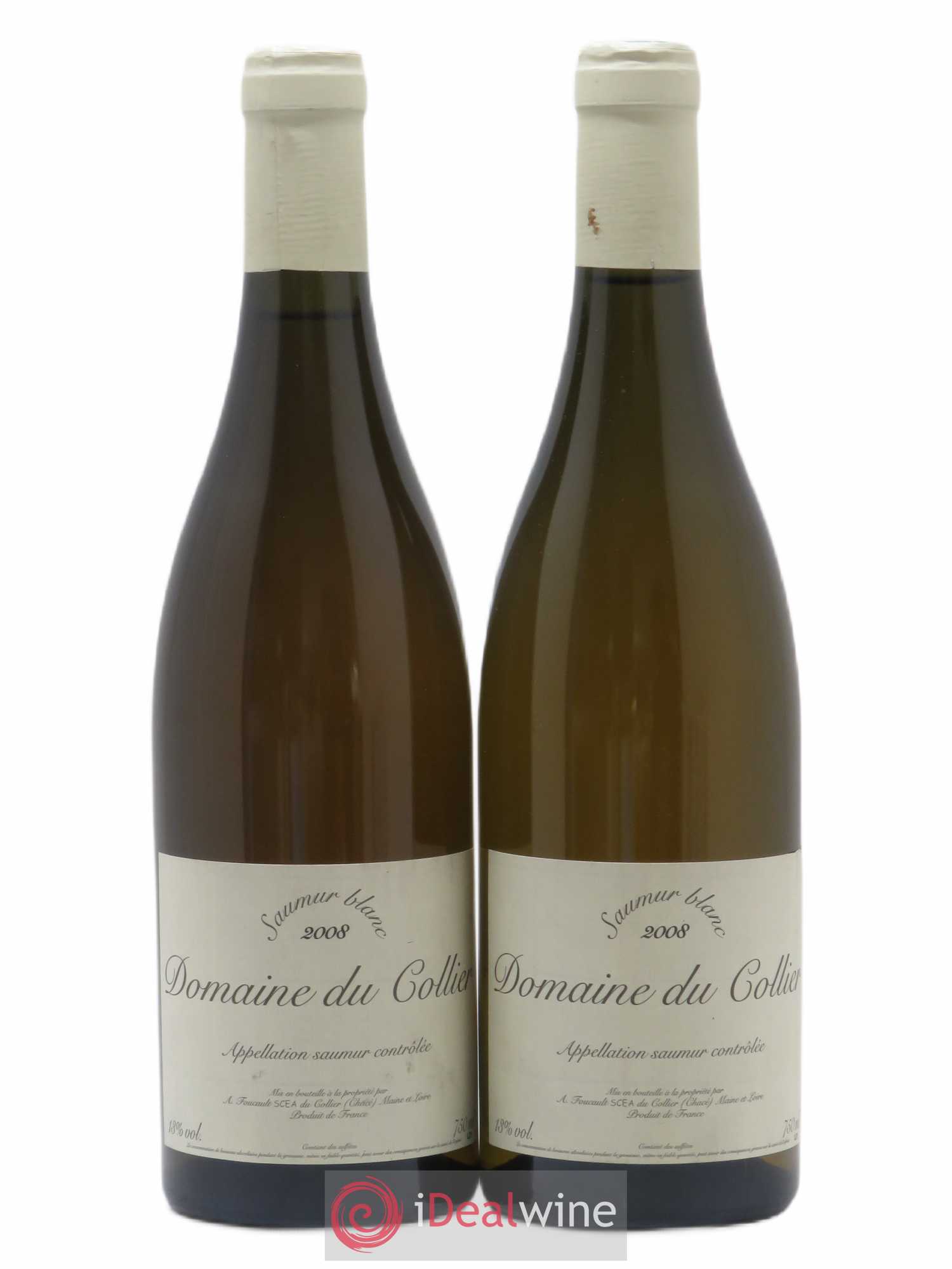 Saumur Domaine du Collier 2008 - Lot de 2 bouteilles - 0