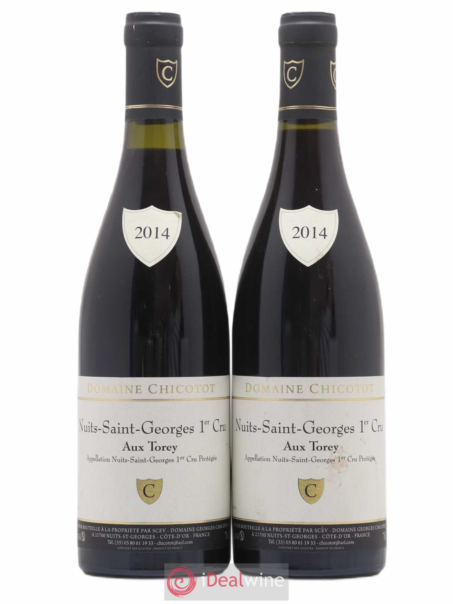 Nuits-Saint-Georges 1er Cru Aux Torey Domaine Chicotot 2014 - Posten von 2 Flaschen - 0