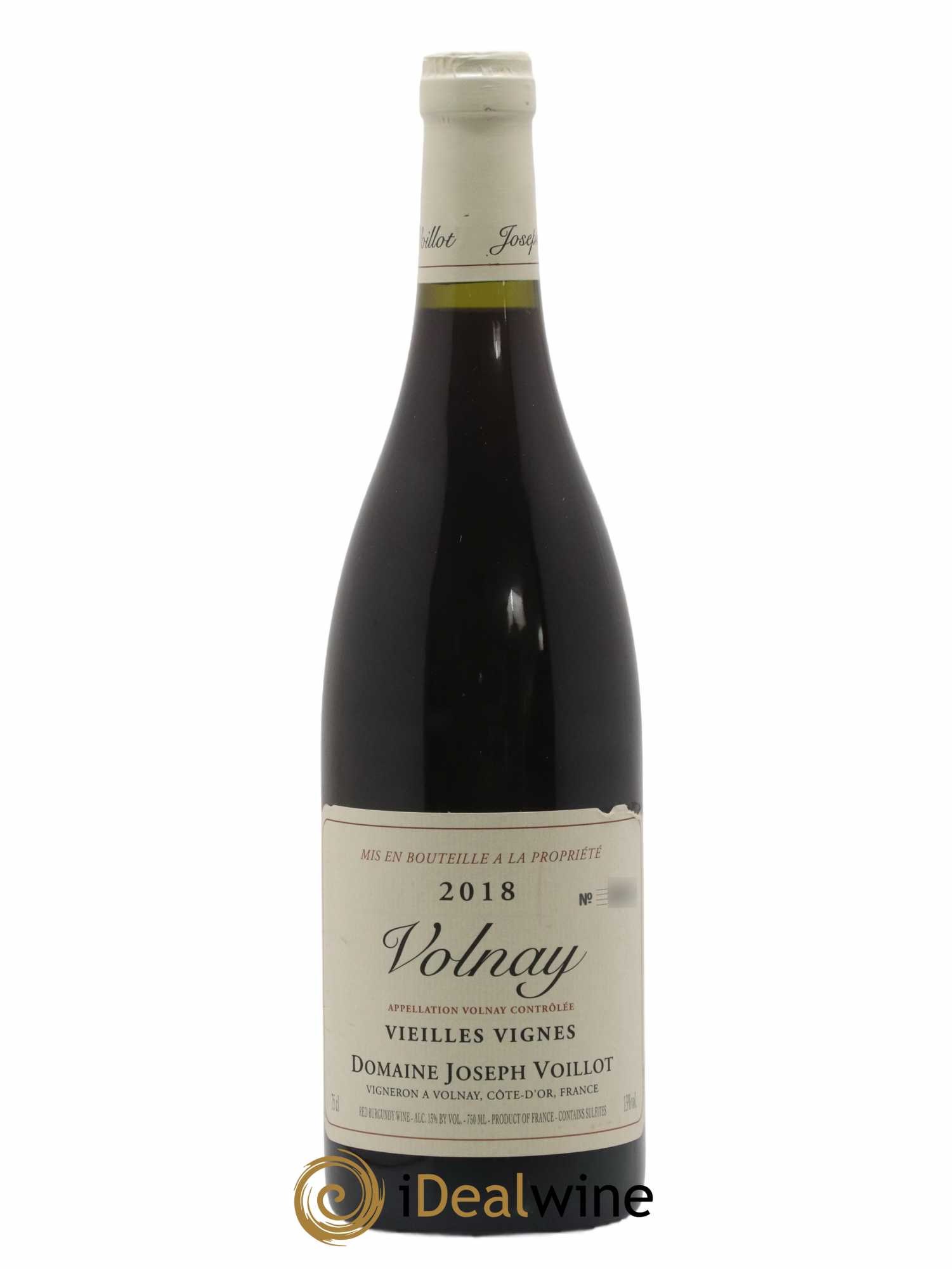 Volnay Vieilles vignes Joseph Voillot (Domaine) 2018 - Lot de 1 bouteille - 0