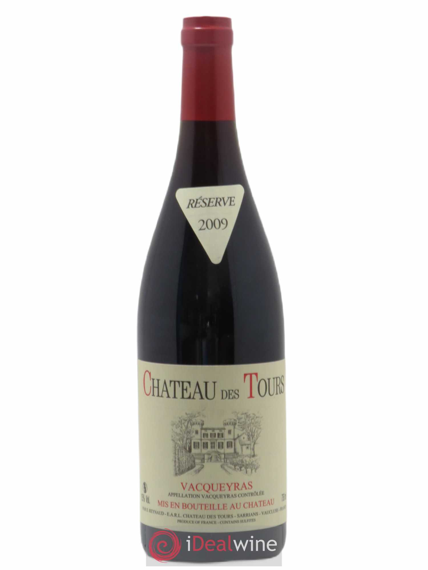 Vacqueyras Château des Tours Emmanuel Reynaud 2009 - Lot de 1 bouteille - 0
