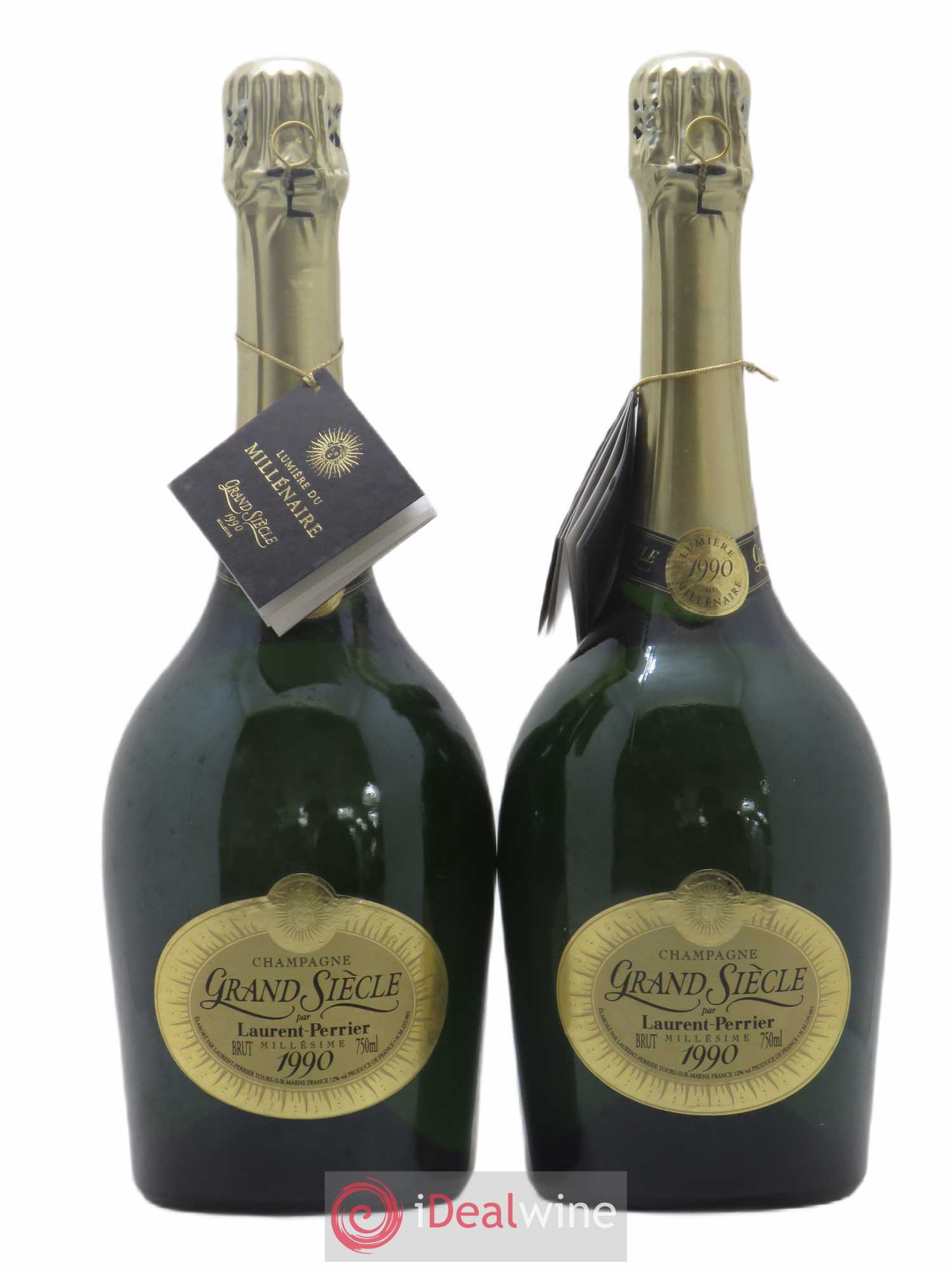Grand Siècle Laurent Perrier 1990 - Lot de 2 bouteilles - 0