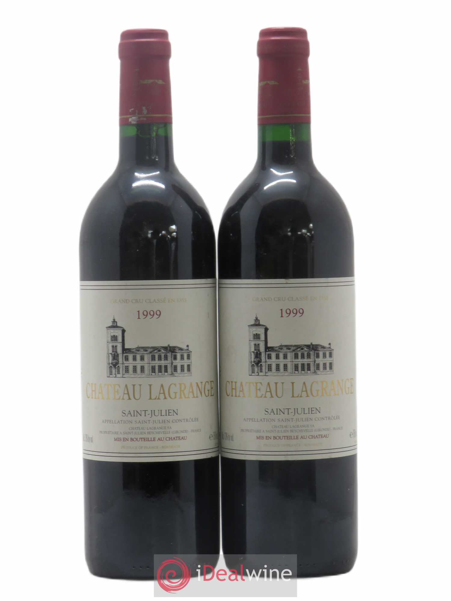 Château Lagrange 3ème Grand Cru Classé 1999 - Lot de 2 bouteilles - 0