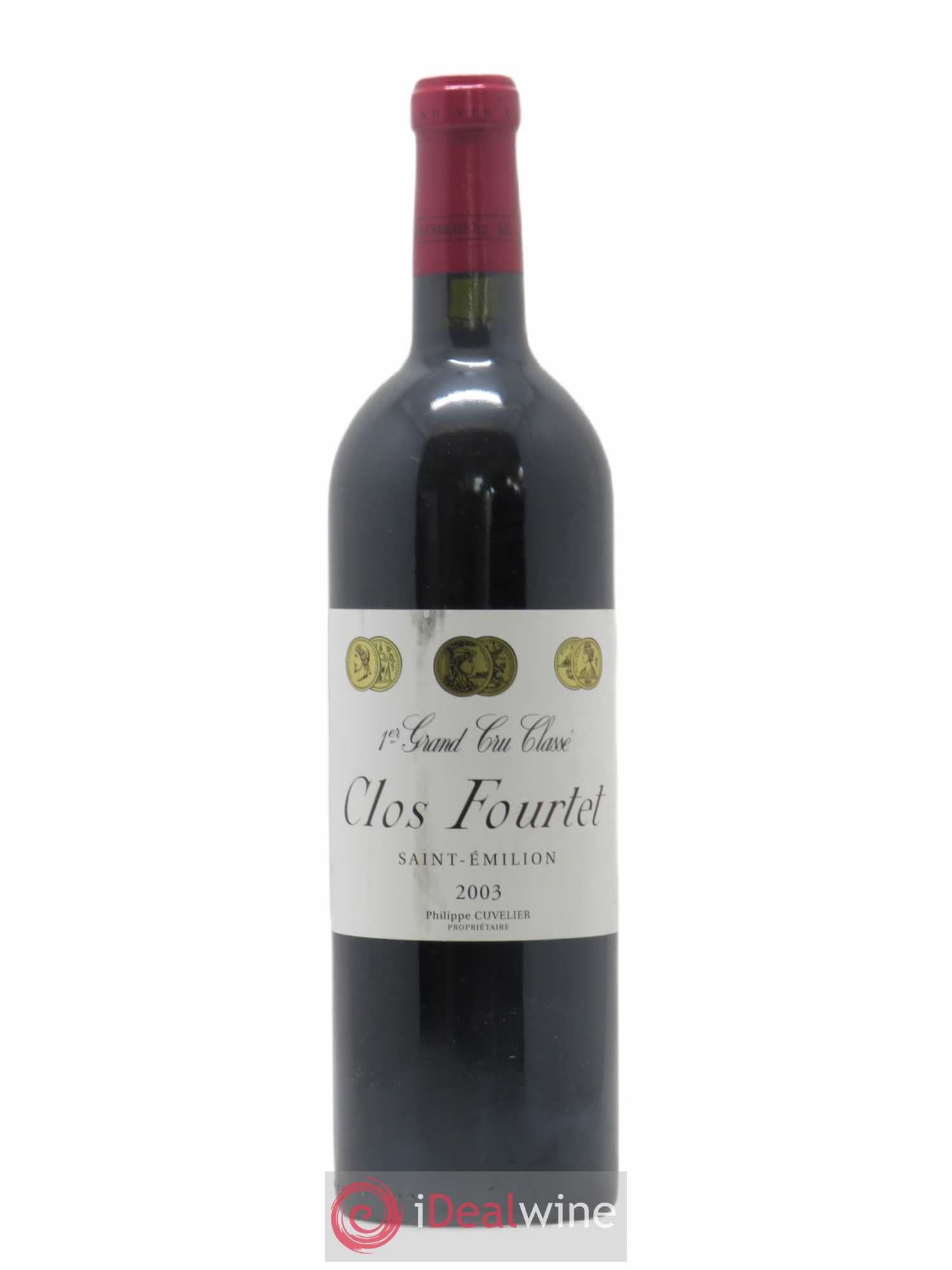 Clos Fourtet 1er Grand Cru Classé B 2003 - Lot de 1 bouteille - 0