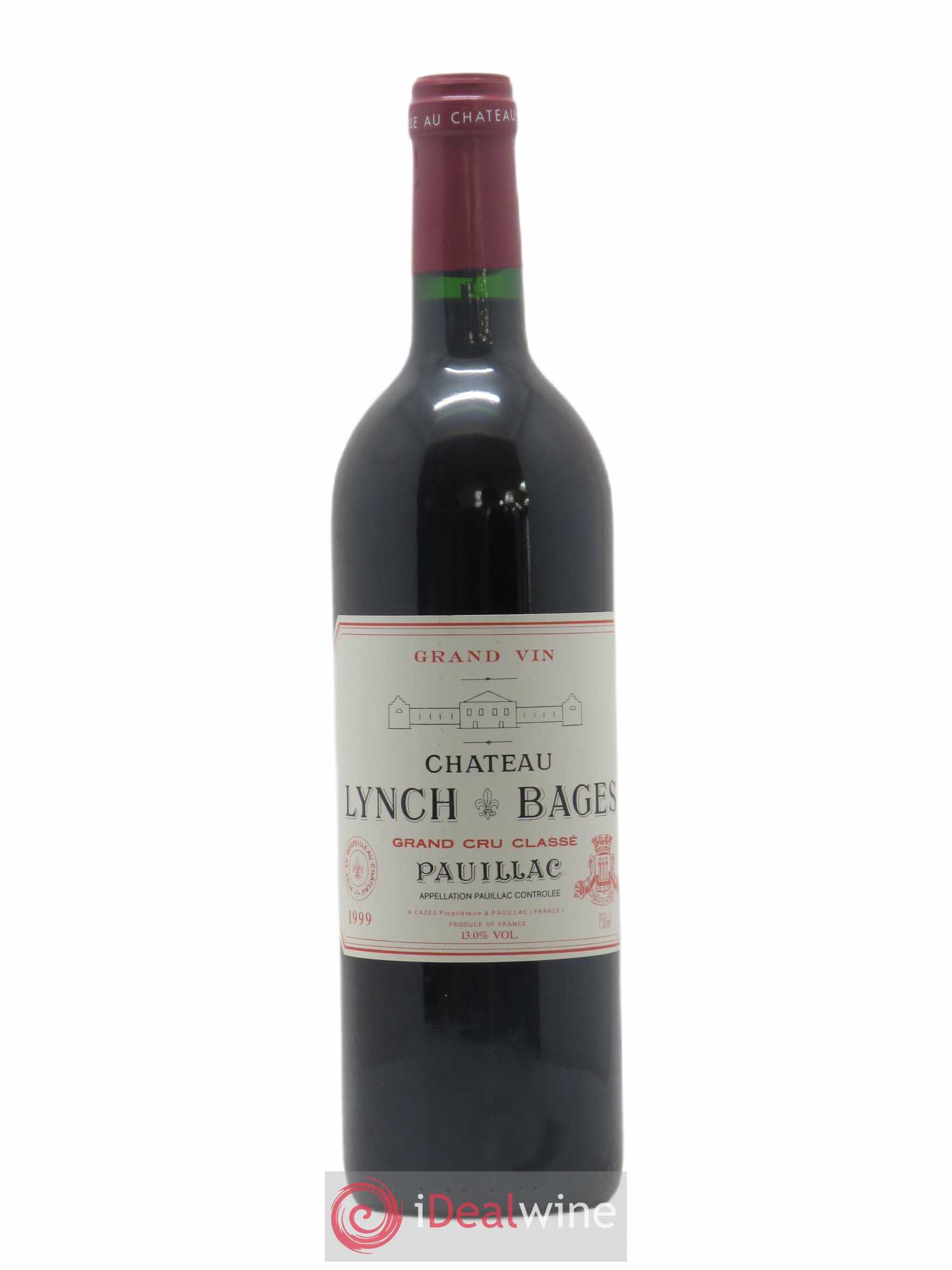 Château Lynch Bages 5ème Grand Cru Classé 1999 - Lot de 1 bouteille - 0
