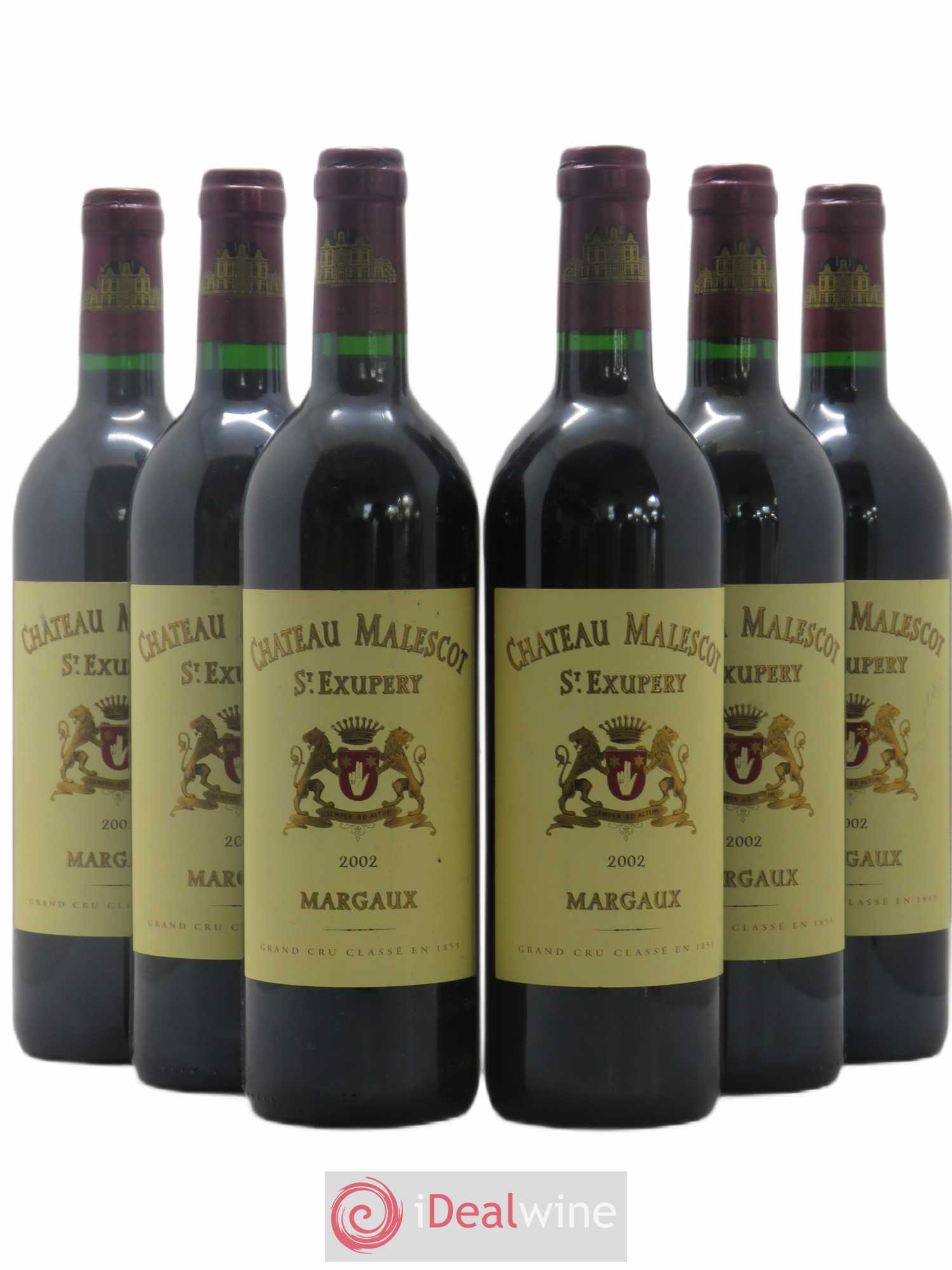 Château Malescot Saint-Exupéry 3ème Grand Cru Classé 2002 - Lot de 6 bouteilles - 0