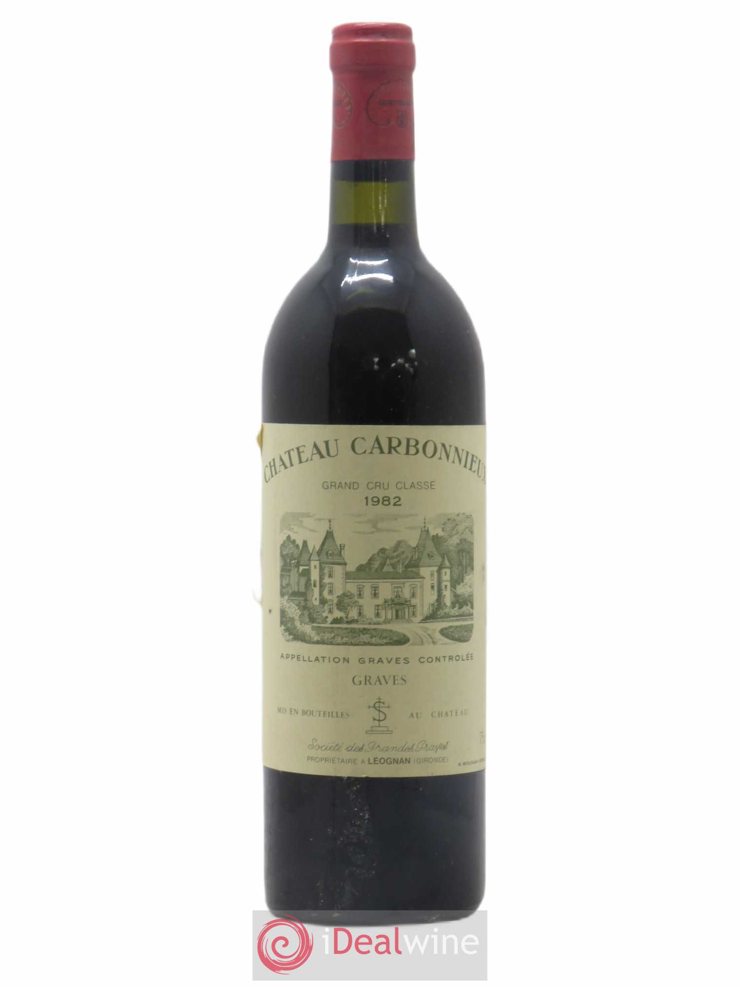 Château Carbonnieux Cru Classé de Graves 1982 - Lot de 1 bouteille - 0
