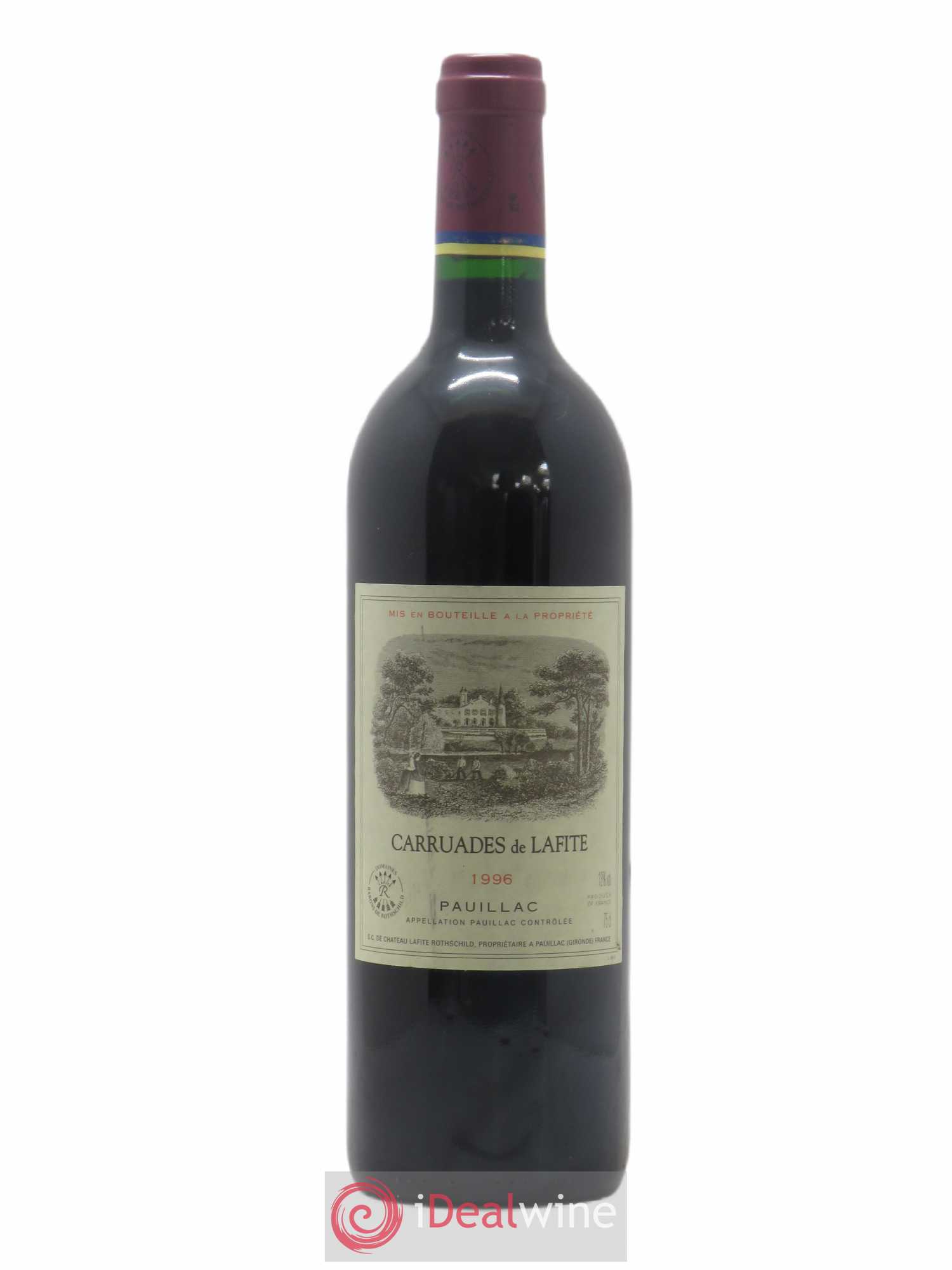 Carruades de Lafite Rothschild Second Vin 1996 - Lot de 1 bouteille - 0