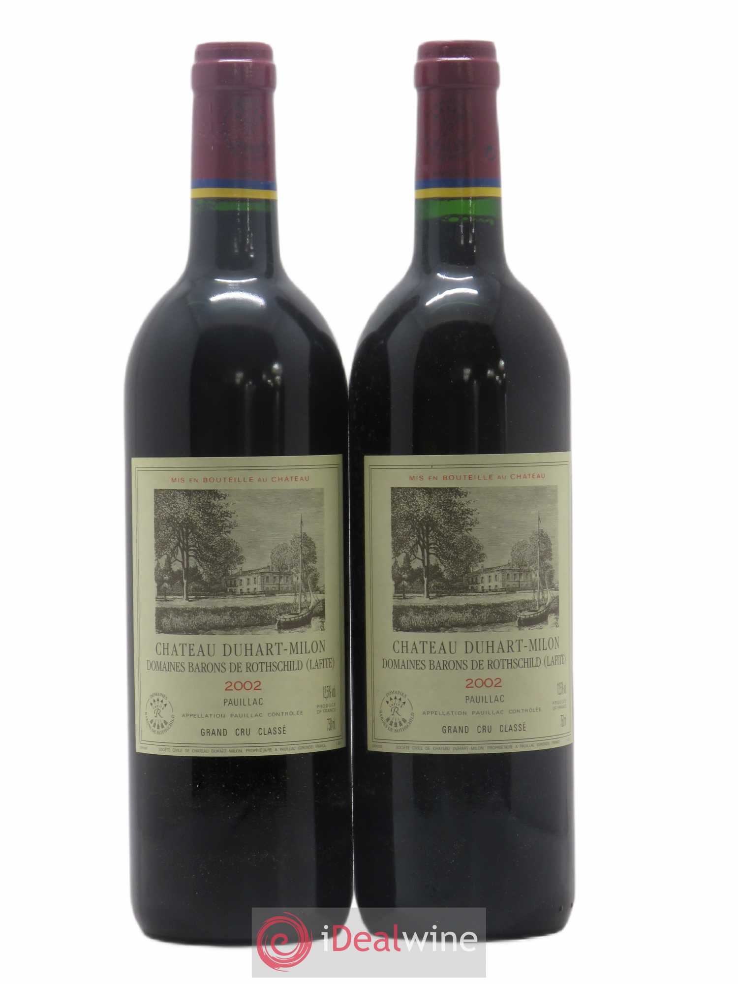 Château Duhart-Milon 4ème Grand Cru Classé 2002 - Lot de 2 bouteilles - 0