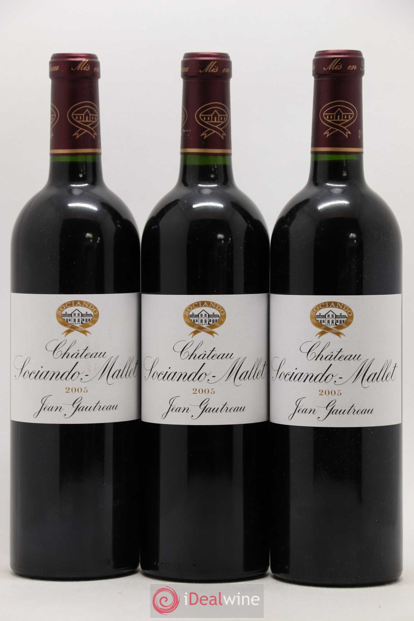Château Sociando Mallet 2005 - Lot de 12 bouteilles - 1