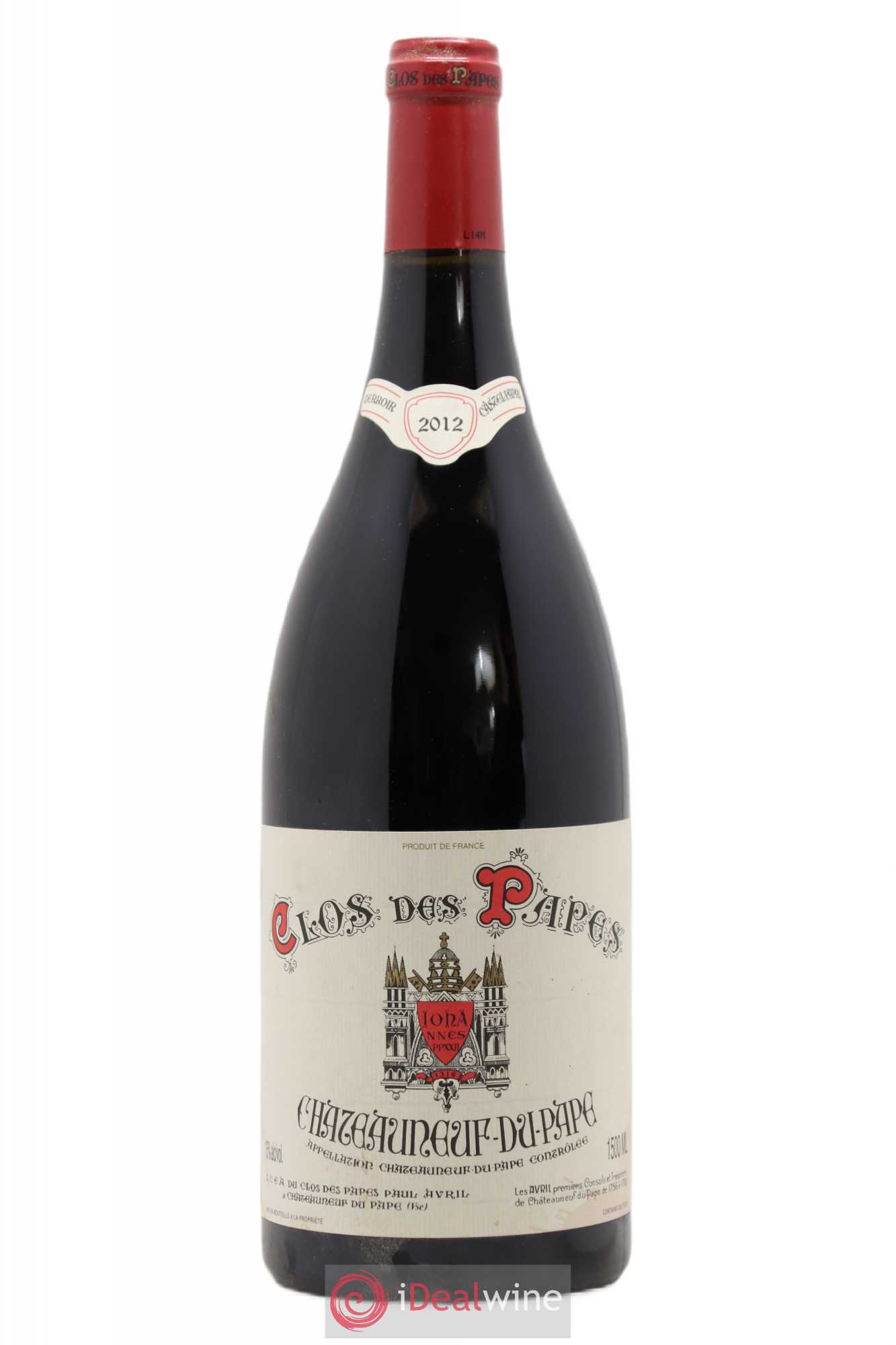 Châteauneuf-du-Pape Clos des Papes - Paul Avril 2012 - Lot de 1 magnum - 0