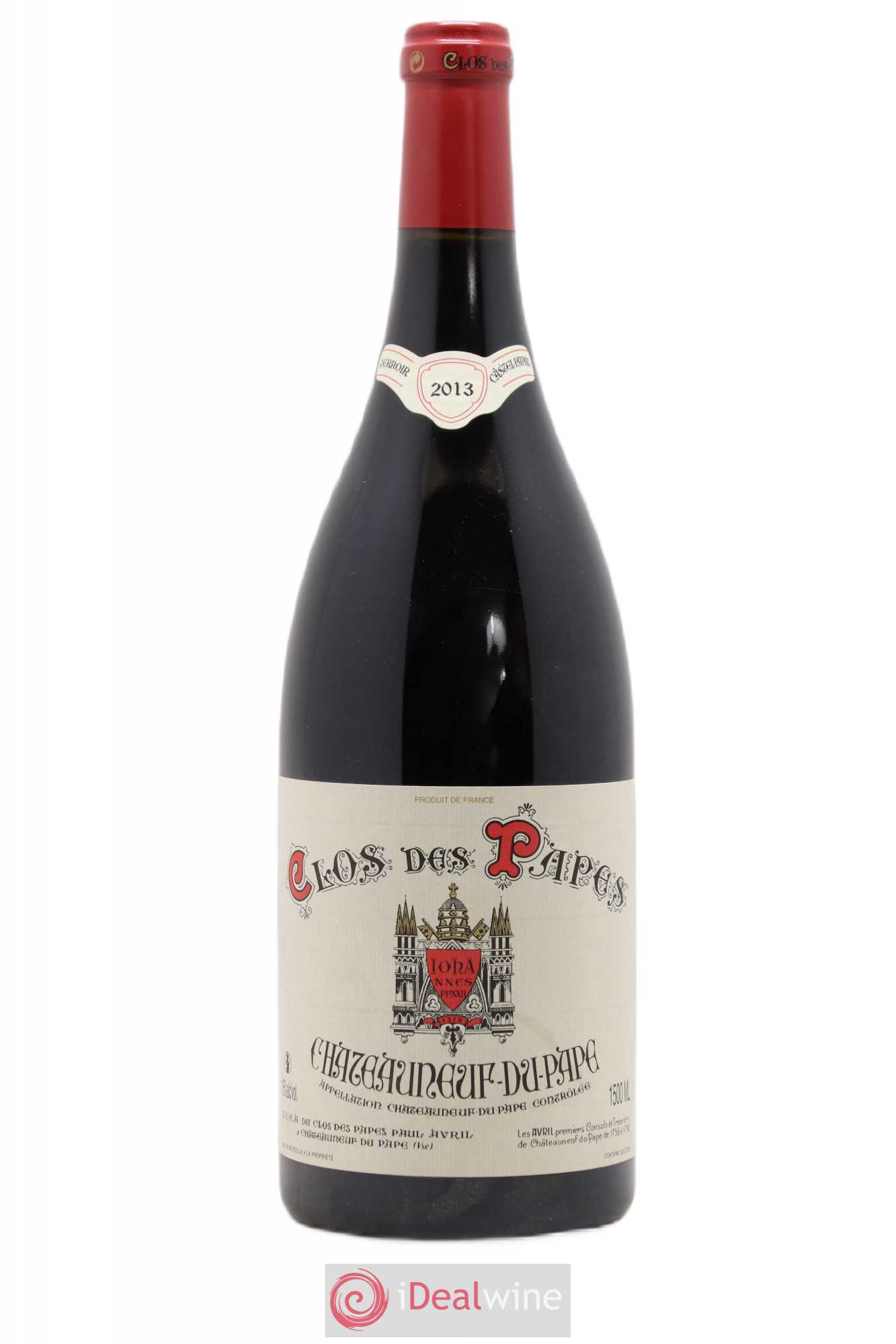 Châteauneuf-du-Pape Clos des Papes - Paul Avril 2013 - Lot de 1 magnum - 0