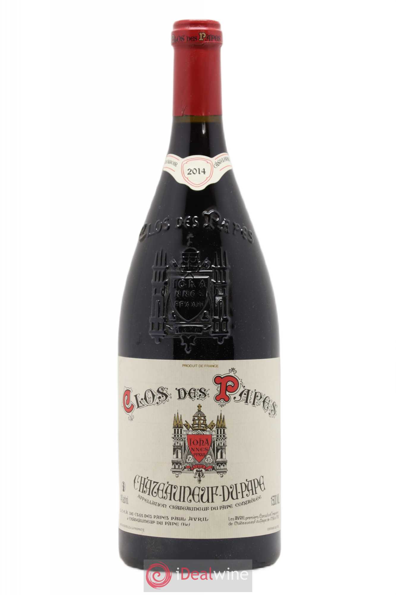 Châteauneuf-du-Pape Clos des Papes - Paul Avril 2014 - Lot de 1 magnum - 0