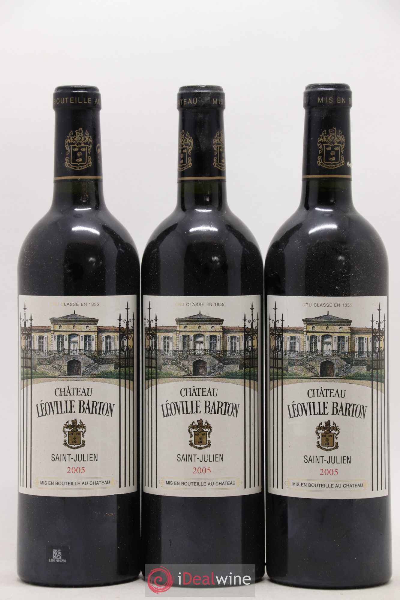 Château Léoville Barton 2ème Grand Cru Classé 2005 - Lot de 6 bouteilles - 1