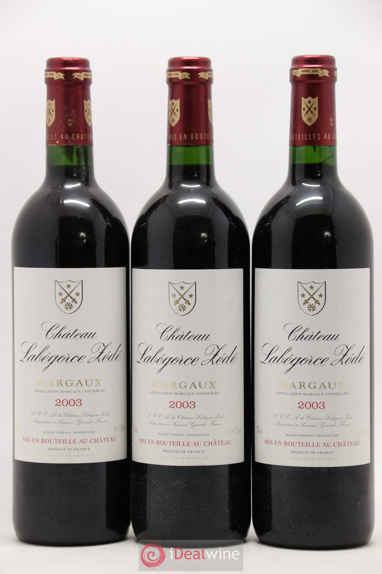 Château Labegorce Zédé Cru Bourgeois 2003 - Lot de 12 bouteilles - 3