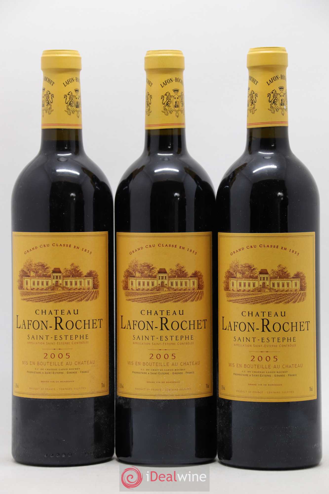 Château Lafon Rochet 4ème Grand Cru Classé 2005 - Lot de 6 bouteilles - 2