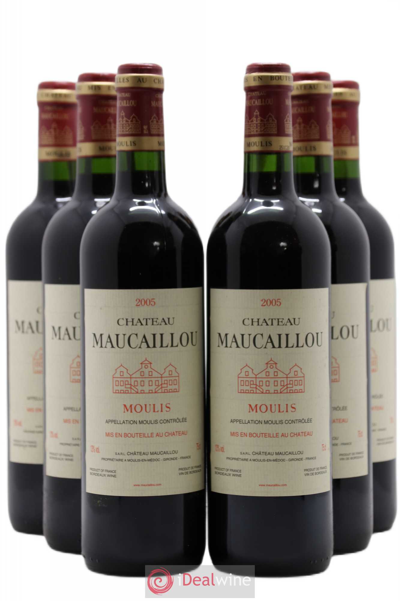 Château Maucaillou 2005 - Lot de 6 bouteilles - 0