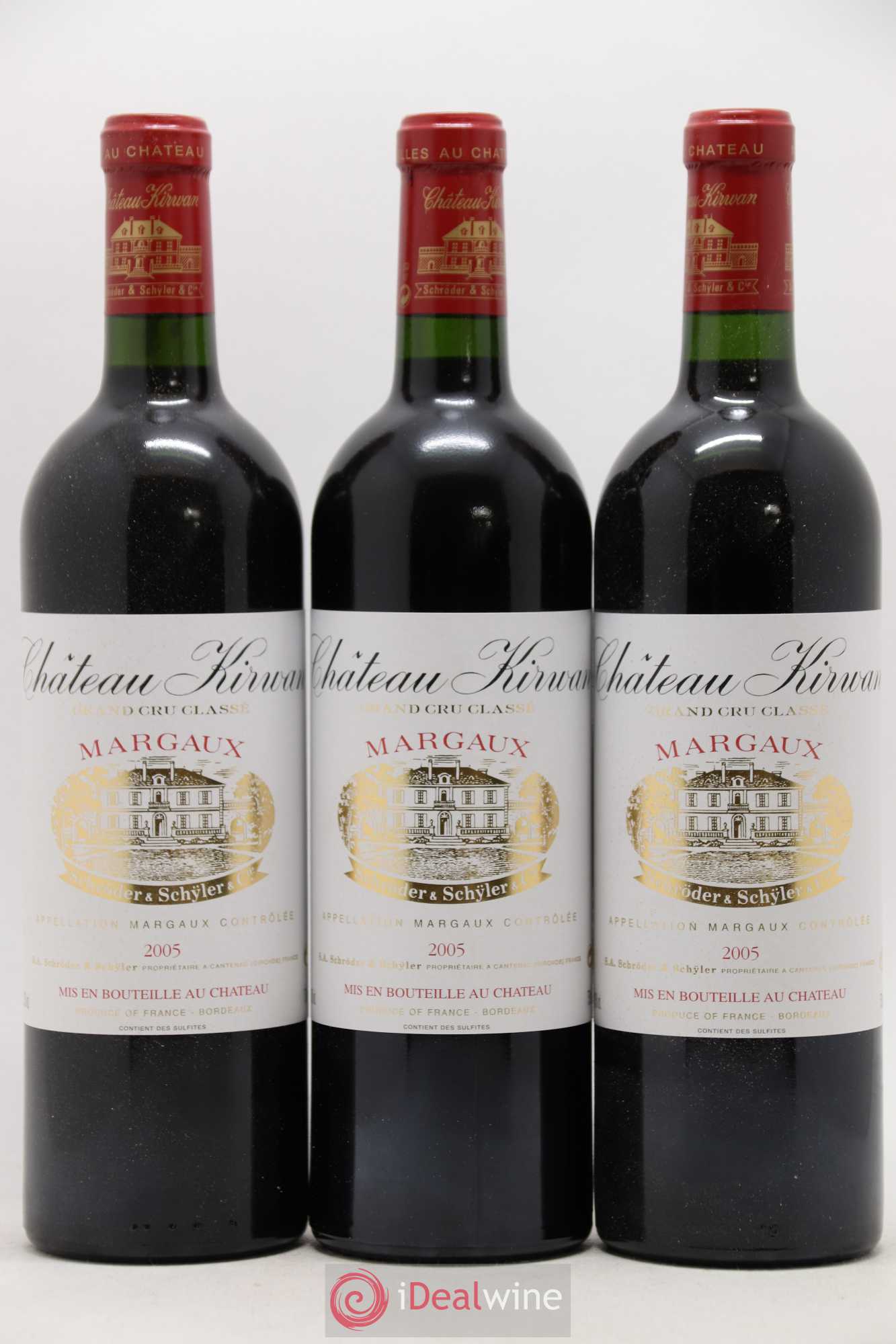 Château Kirwan 3ème Grand Cru Classé 2005 - Lot de 12 bouteilles - 1