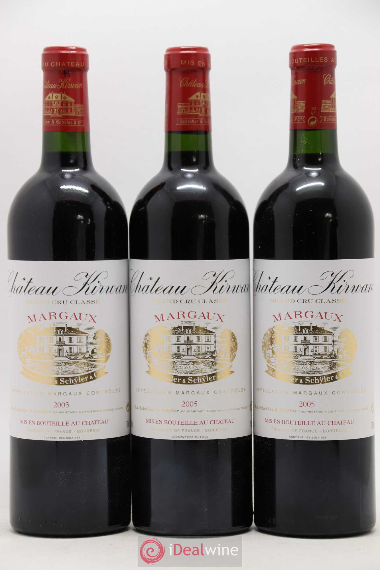 Château Kirwan 3ème Grand Cru Classé 2005 - Lot de 12 bouteilles - 3