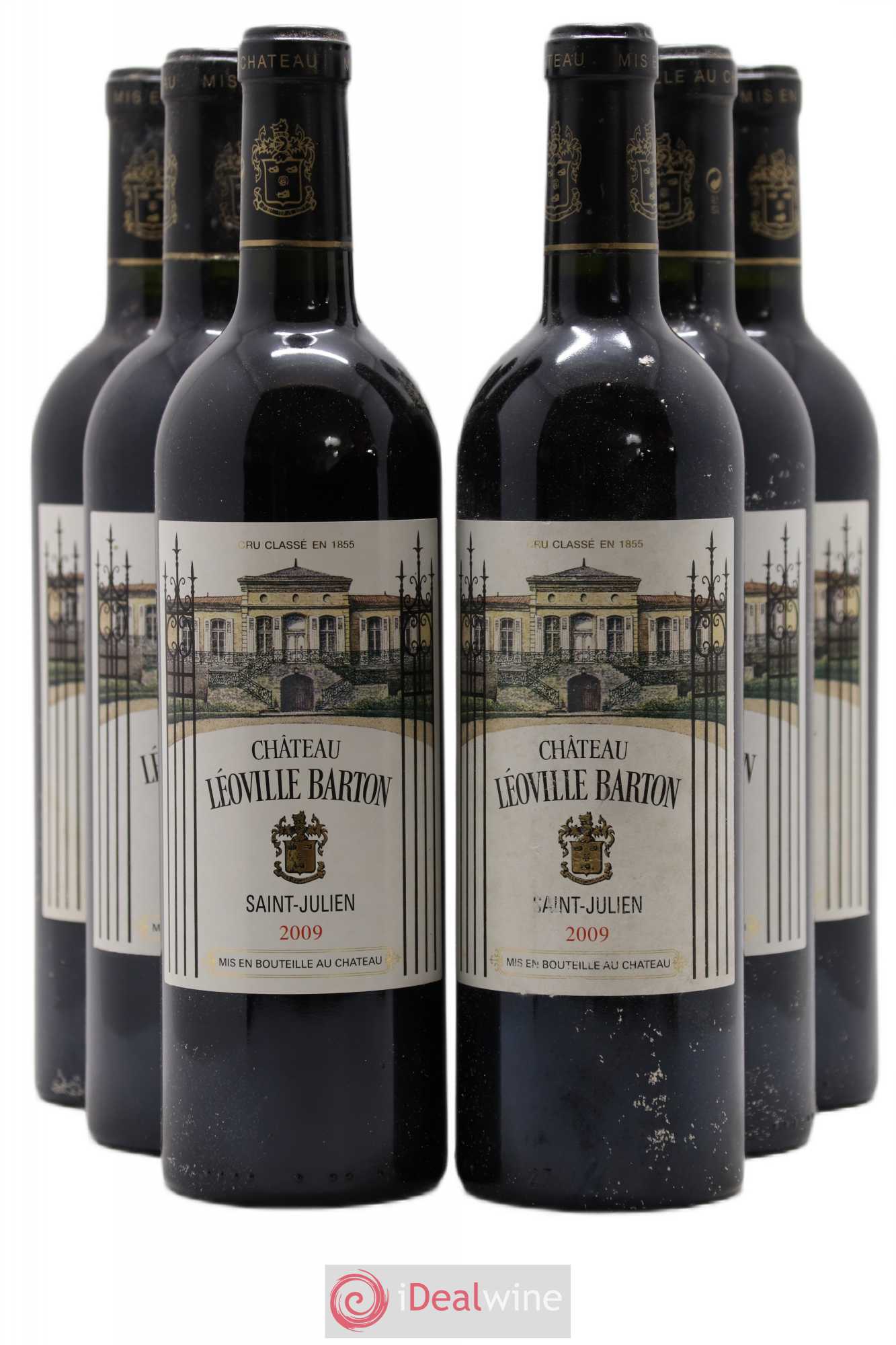 Château Léoville Barton 2ème Grand Cru Classé 2009 - Lot de 6 bouteilles - 0