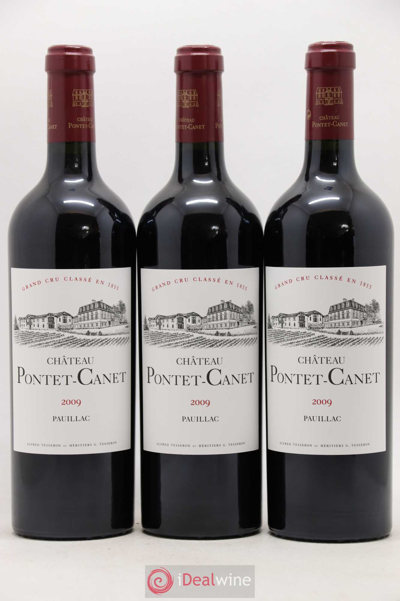 Château Pontet Canet 5ème Grand Cru Classé 2009 - Lot de 6 bouteilles - 1