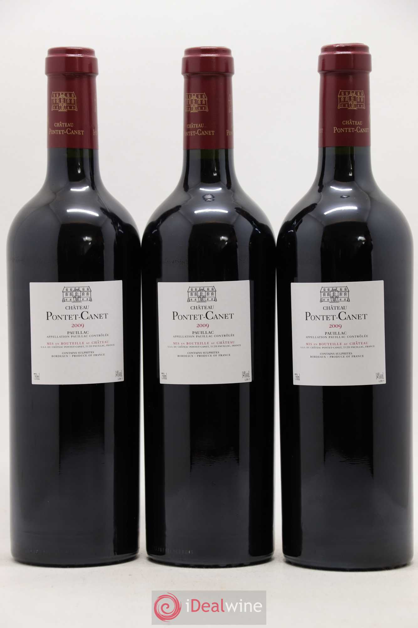 Château Pontet Canet 5ème Grand Cru Classé 2009 - Lot de 6 bouteilles - 4