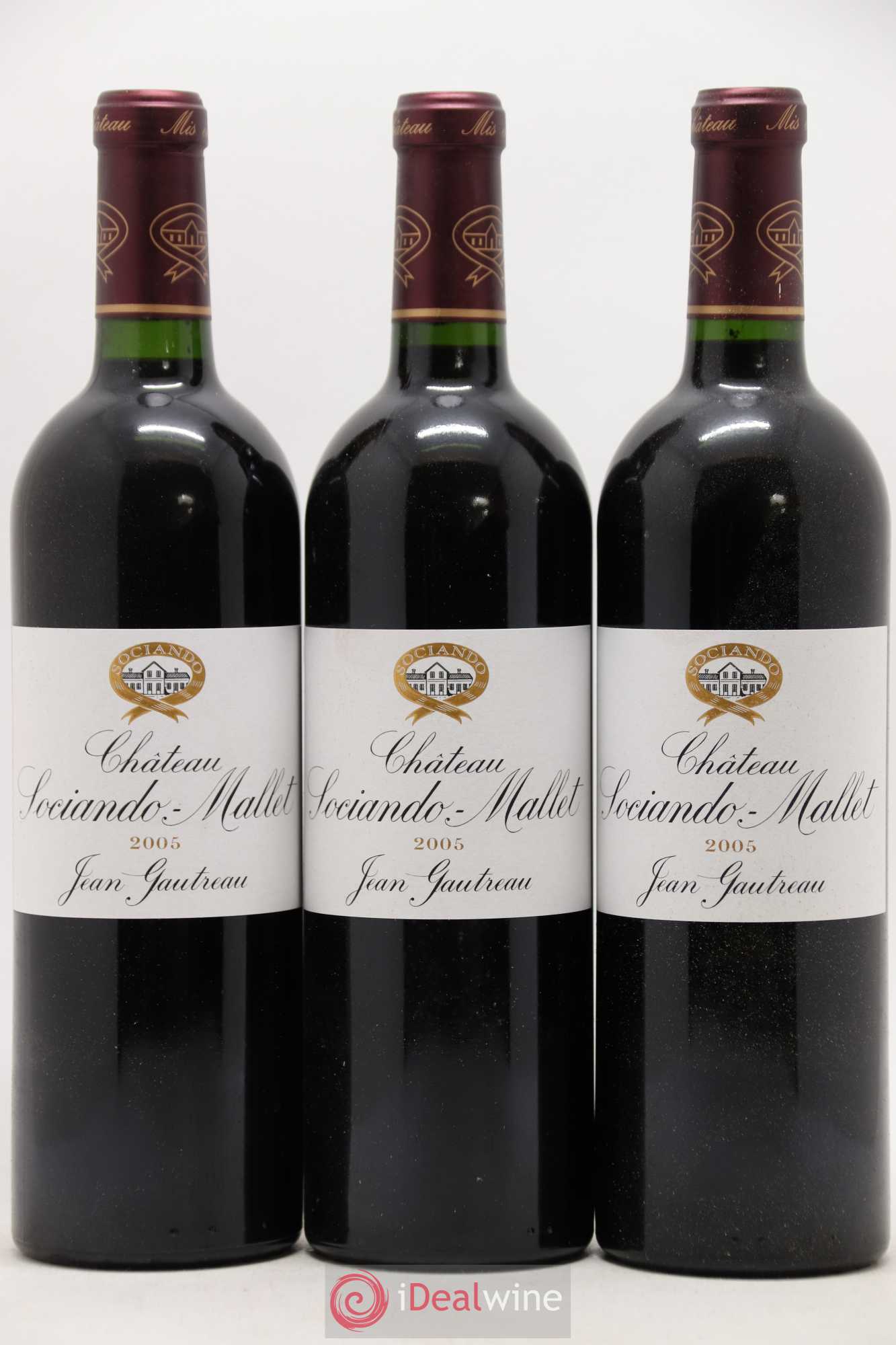 Château Sociando Mallet 2005 - Lot de 12 bouteilles - 1