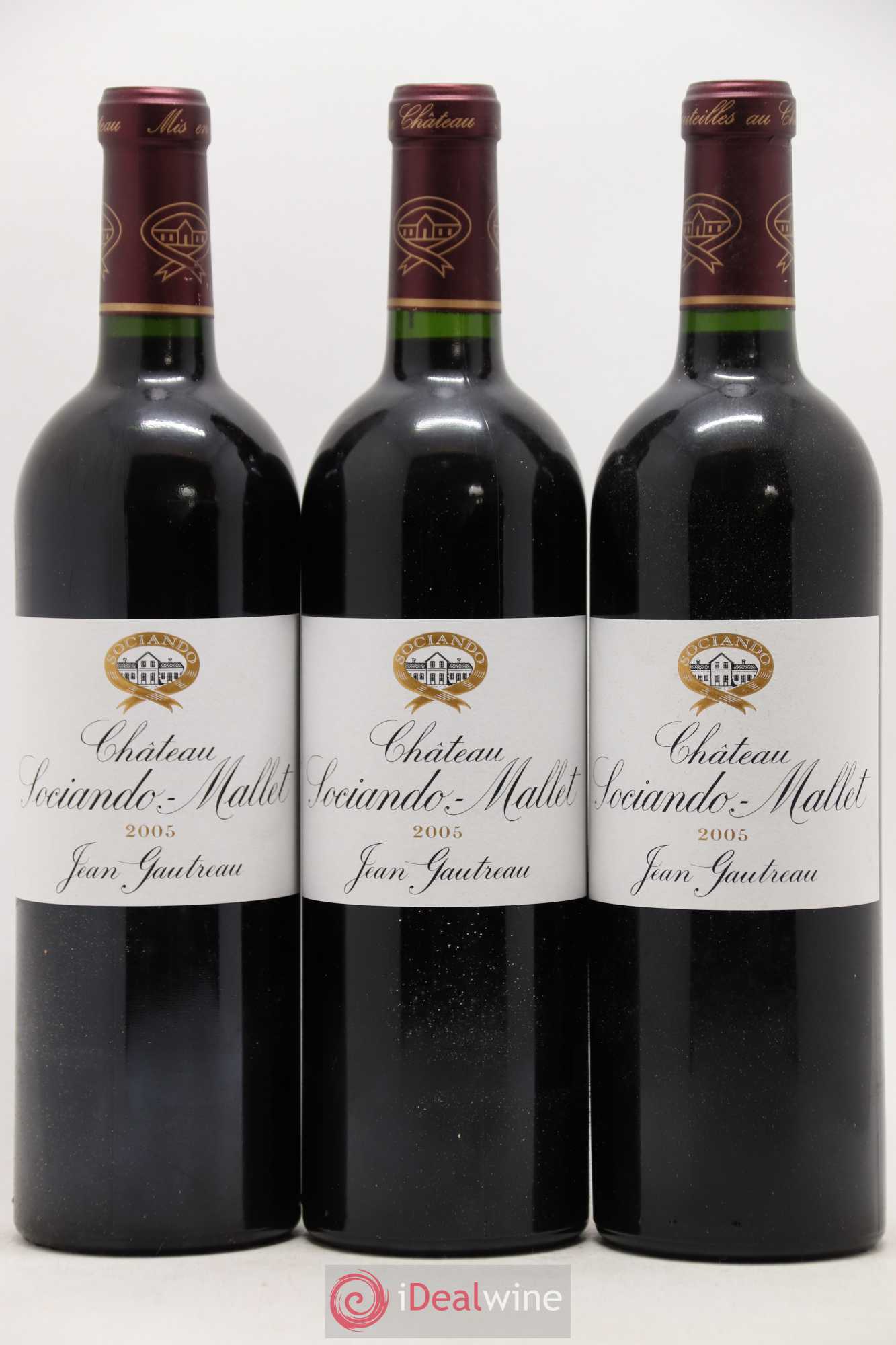 Château Sociando Mallet 2005 - Lot de 12 bouteilles - 2