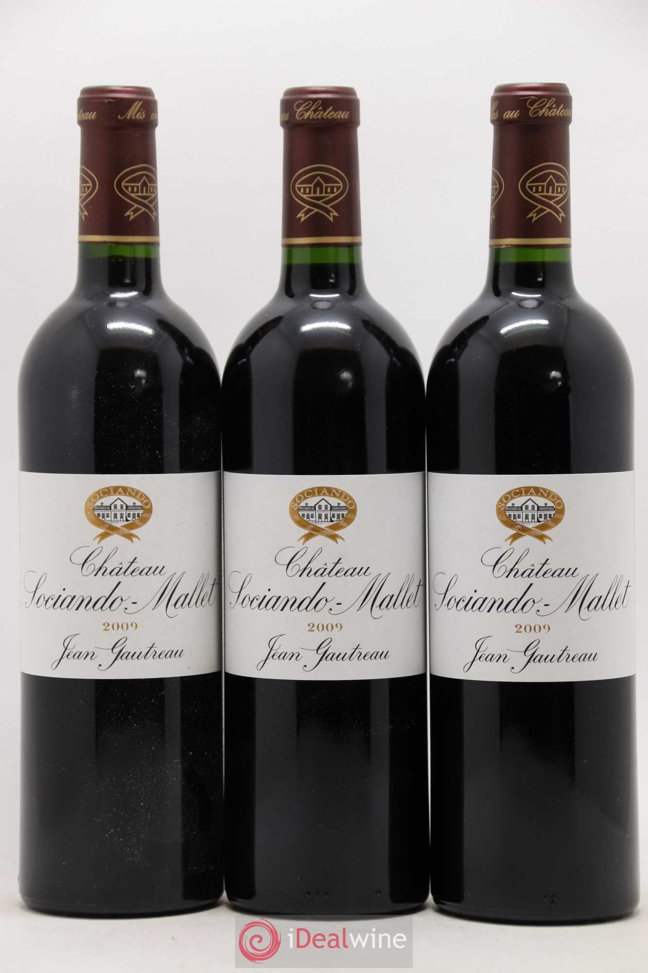 Château Sociando Mallet 2009 - Lot de 12 bouteilles - 1