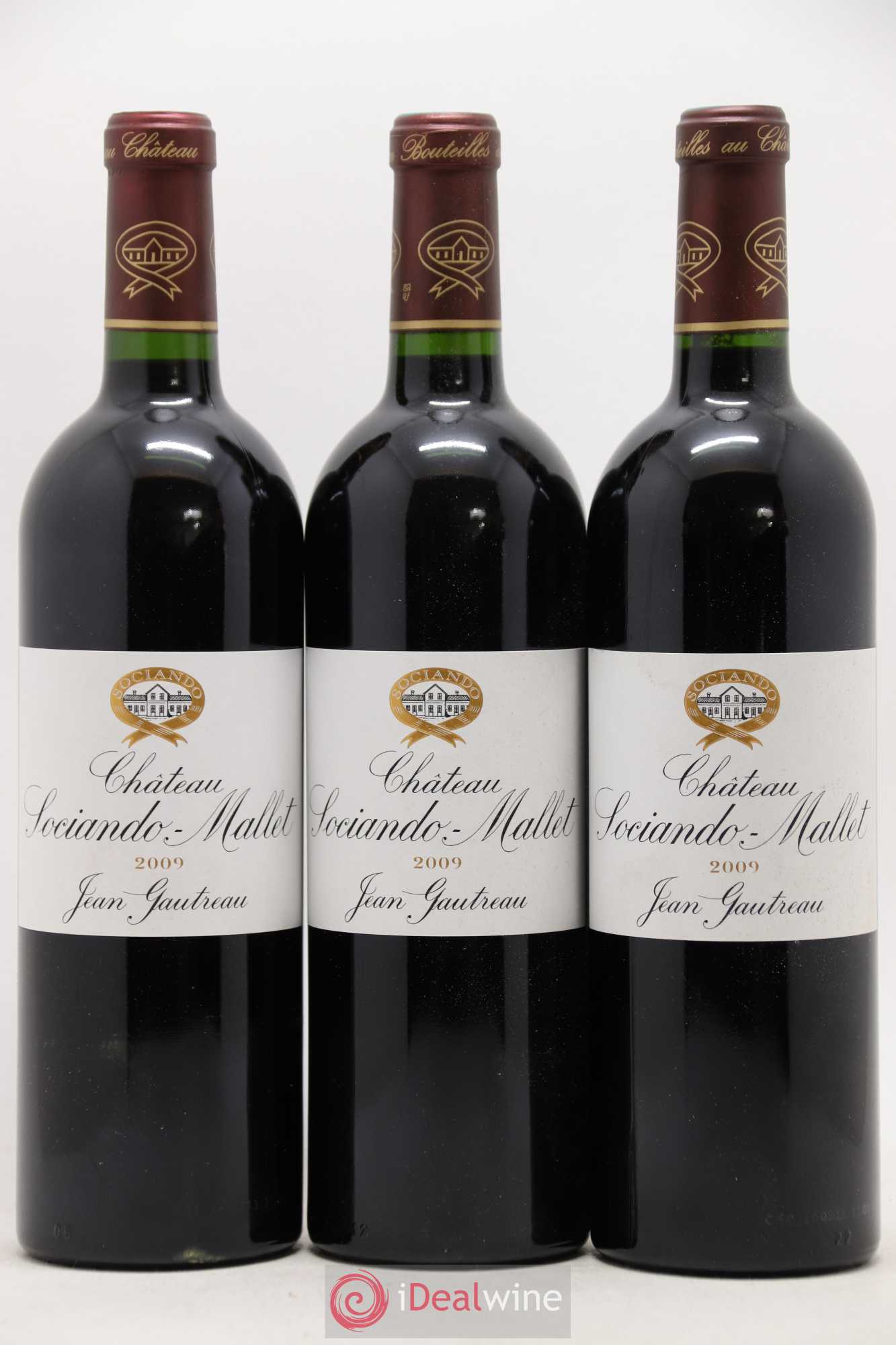 Château Sociando Mallet 2009 - Lot de 12 bouteilles - 2