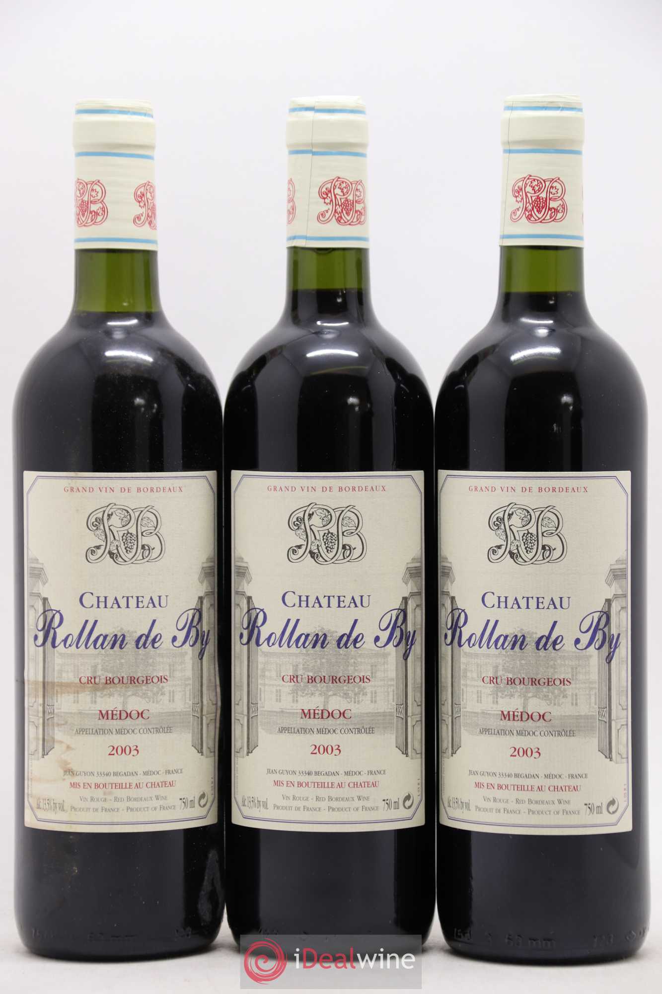 Château Rollan de By Cru Bourgeois 2003 - Lot de 12 bouteilles - 3