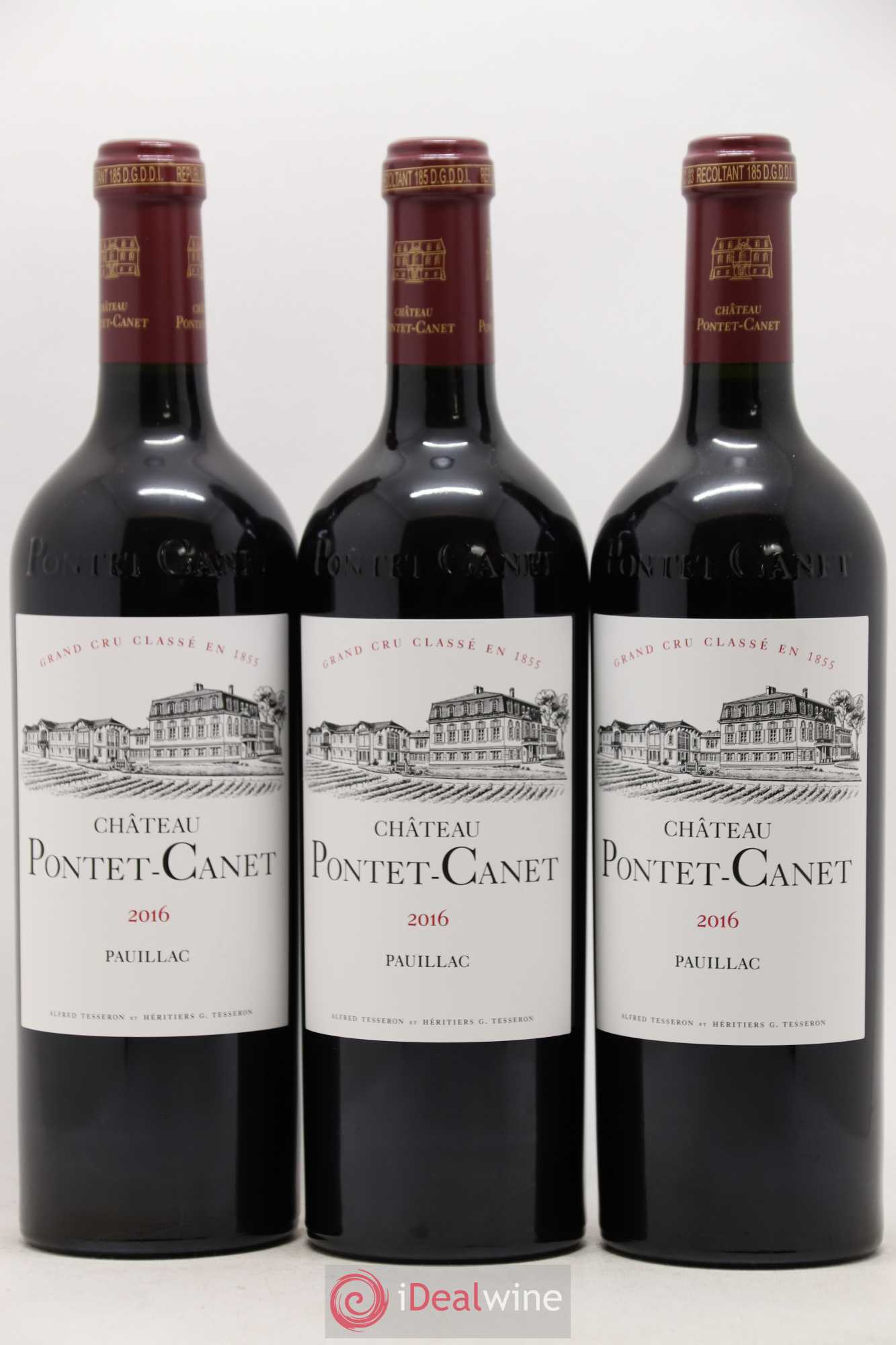 Château Pontet Canet 5ème Grand Cru Classé 2016 - Lot de 6 bouteilles - 1