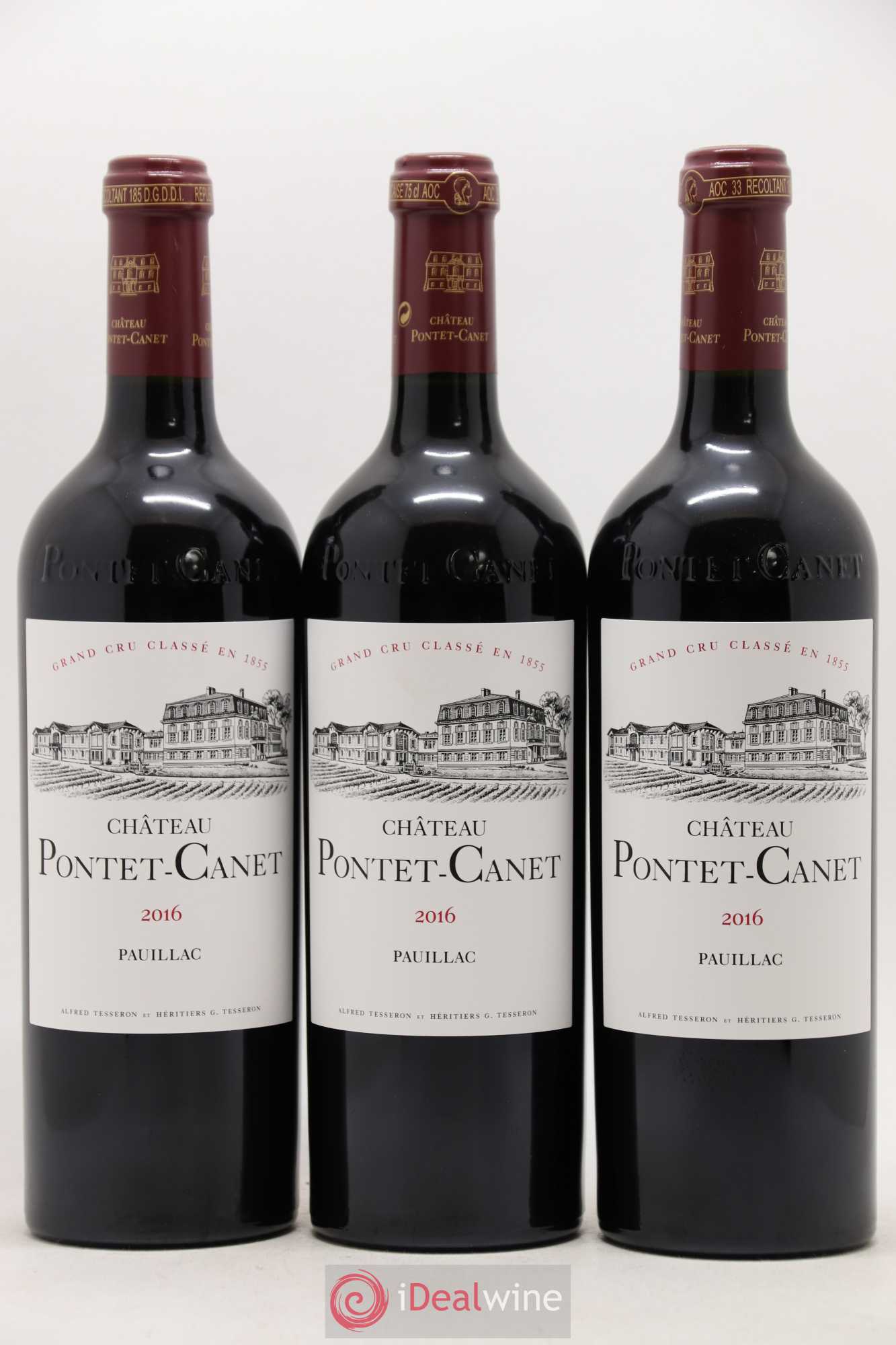Château Pontet Canet 5ème Grand Cru Classé 2016 - Lot de 6 bouteilles - 2